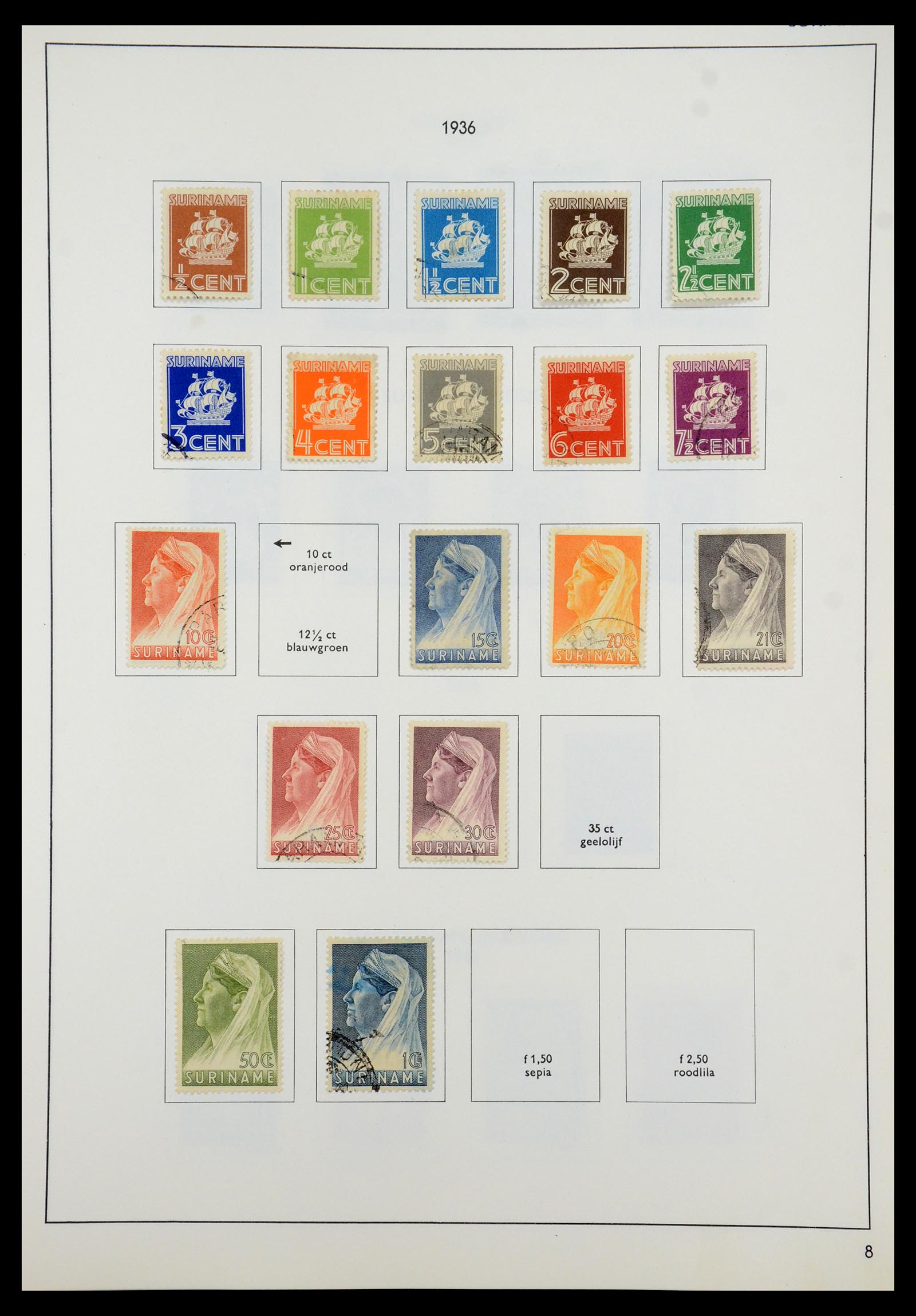 35285 151 - Stamp Collection 35285 Dutch territories 1870-1983.