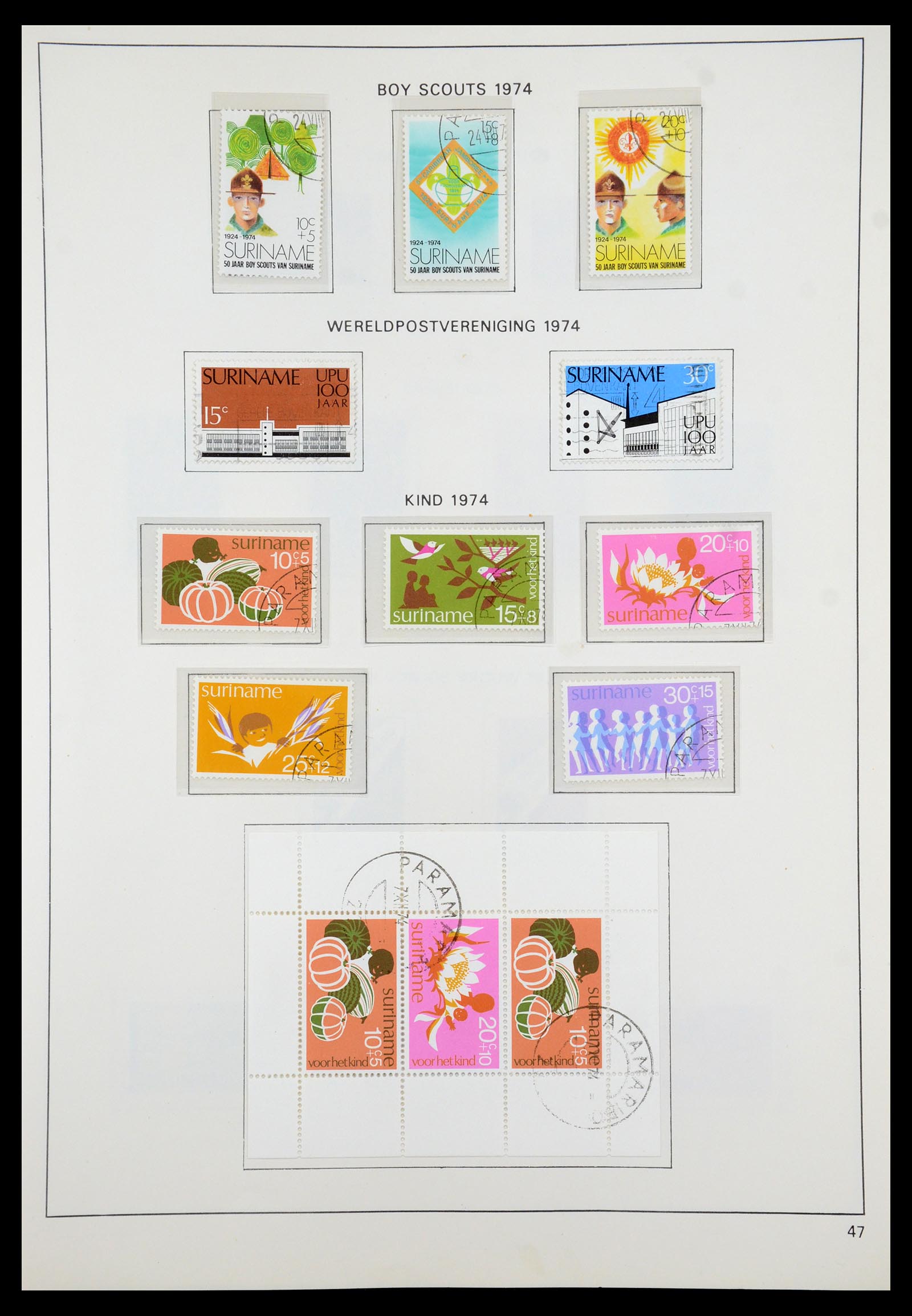 35285 190 - Stamp Collection 35285 Dutch territories 1870-1983.