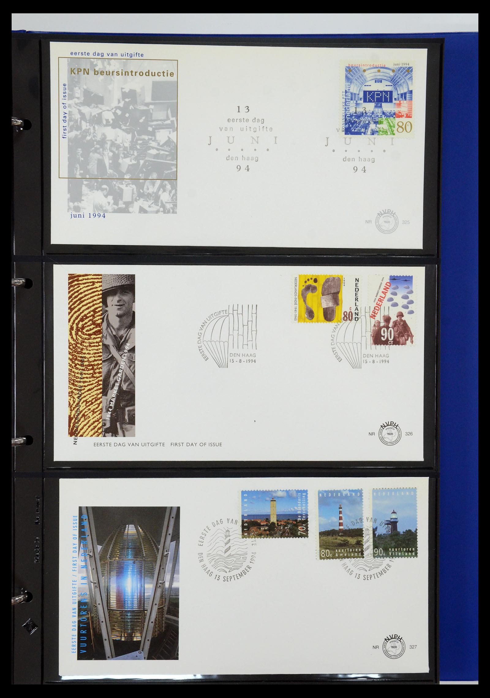35287 009 - Postzegelverzameling 35287 Nederland FDC's 1993-2013.