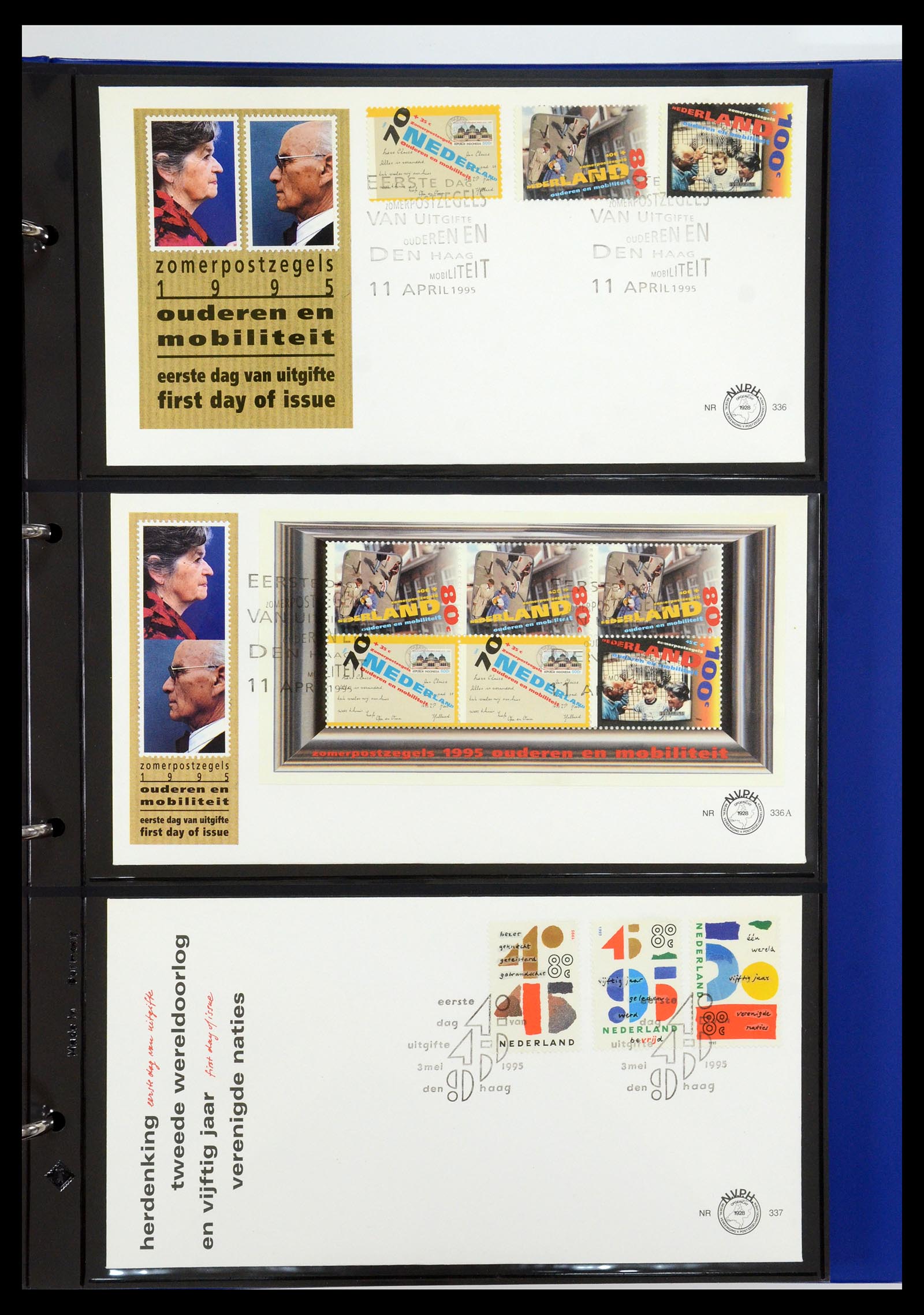 35287 013 - Postzegelverzameling 35287 Nederland FDC's 1993-2013.