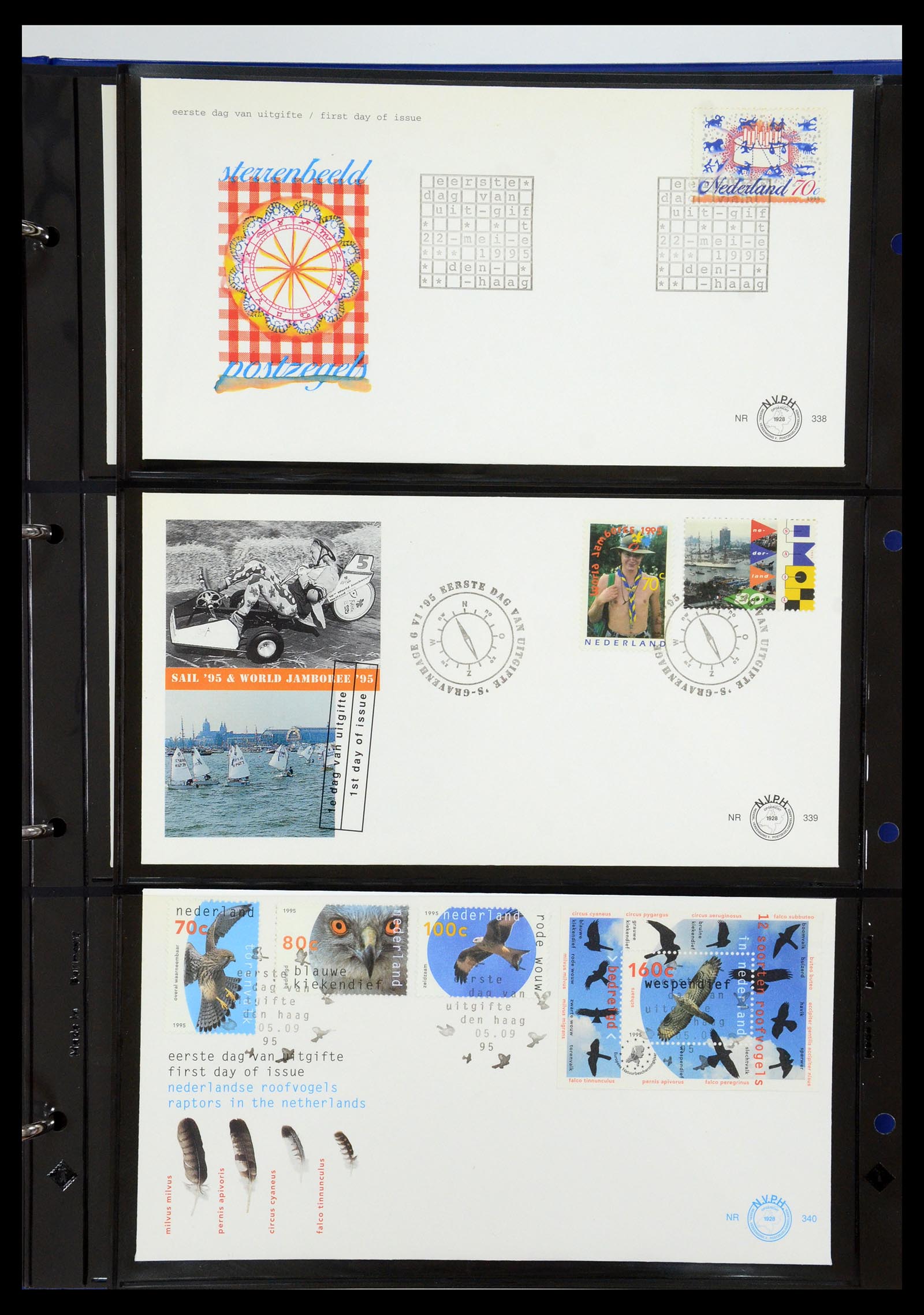 35287 014 - Postzegelverzameling 35287 Nederland FDC's 1993-2013.