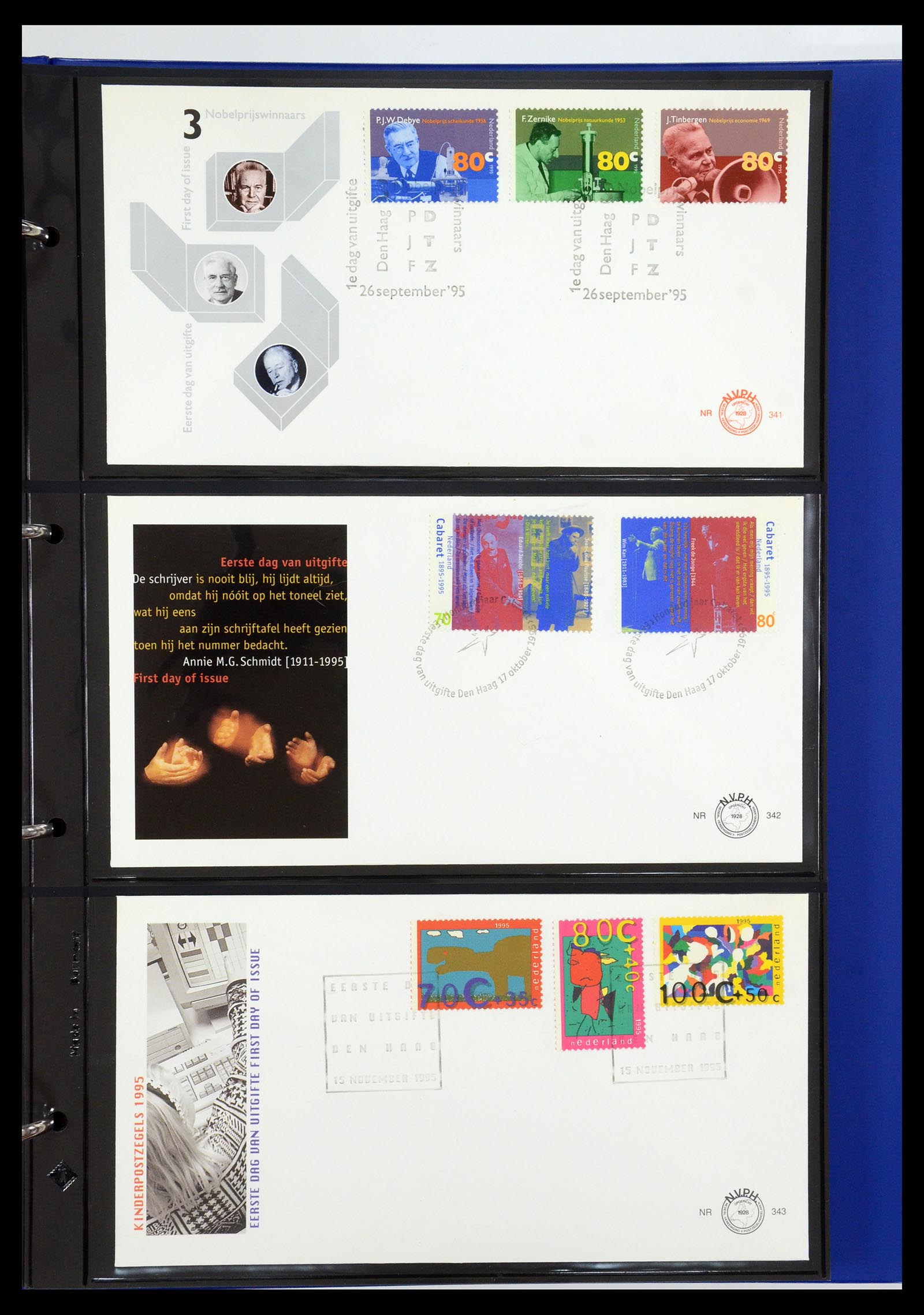 35287 015 - Postzegelverzameling 35287 Nederland FDC's 1993-2013.