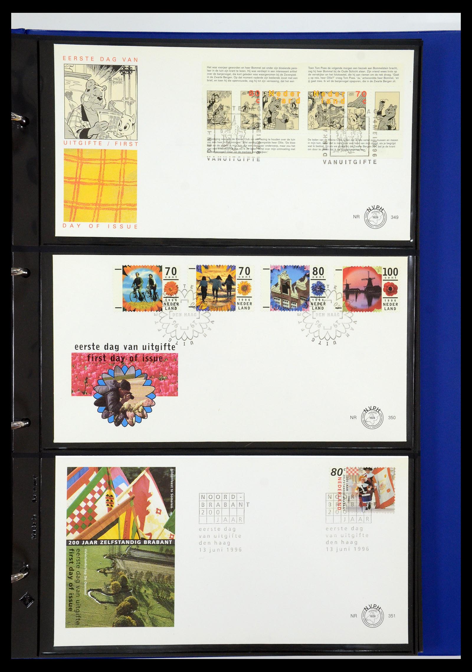 35287 019 - Postzegelverzameling 35287 Nederland FDC's 1993-2013.