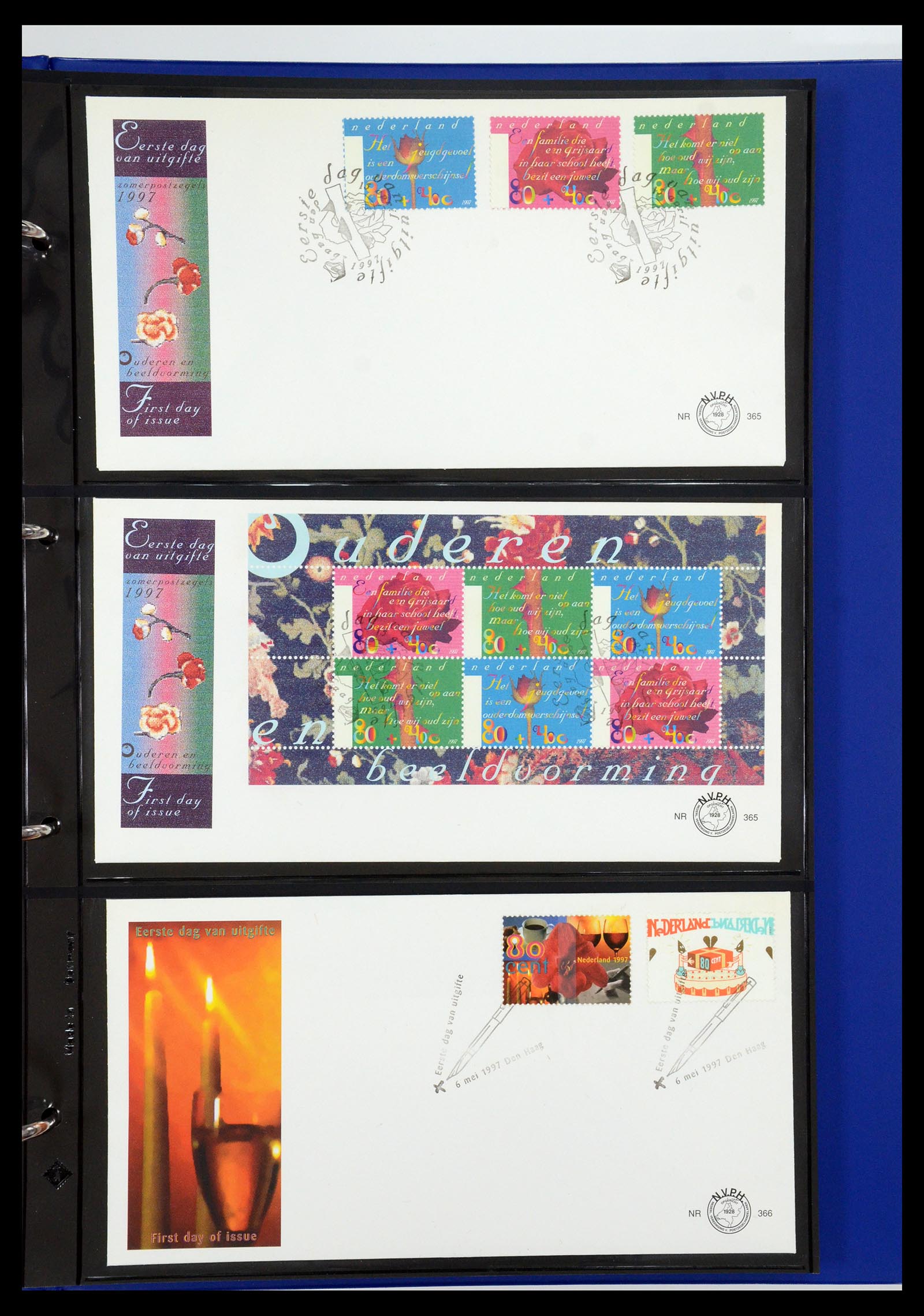 35287 025 - Postzegelverzameling 35287 Nederland FDC's 1993-2013.