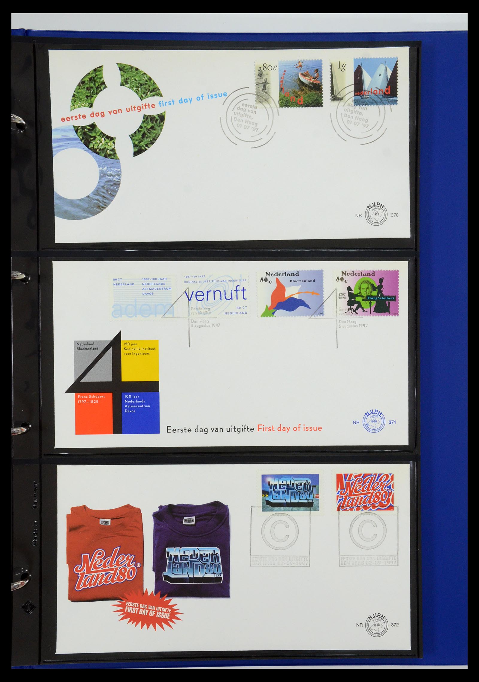 35287 027 - Postzegelverzameling 35287 Nederland FDC's 1993-2013.