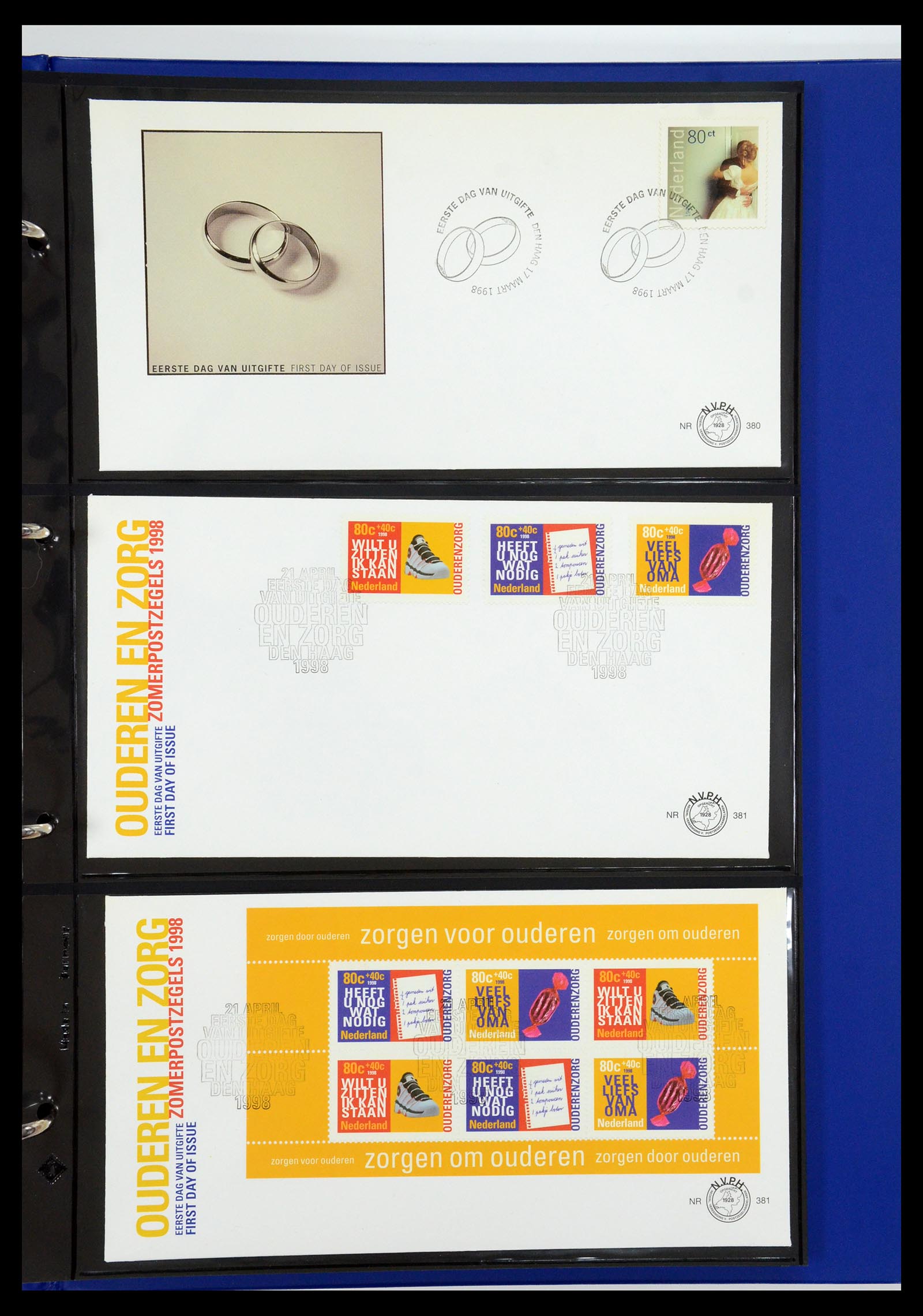 35287 031 - Postzegelverzameling 35287 Nederland FDC's 1993-2013.