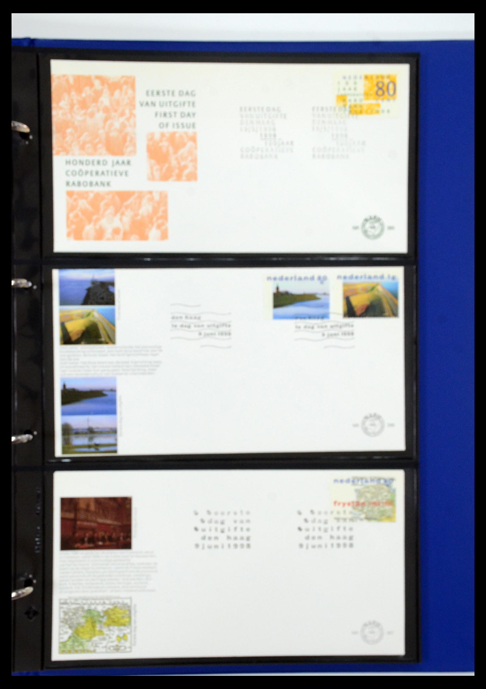 35287 033 - Postzegelverzameling 35287 Nederland FDC's 1993-2013.