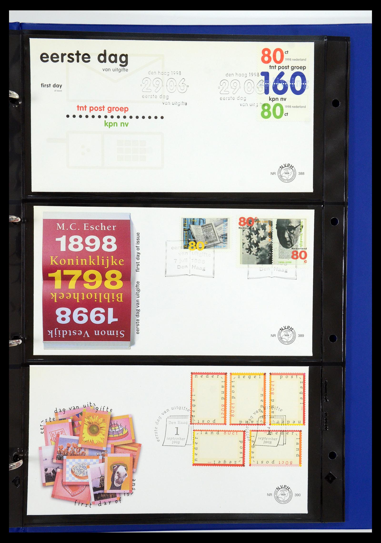 35287 034 - Postzegelverzameling 35287 Nederland FDC's 1993-2013.