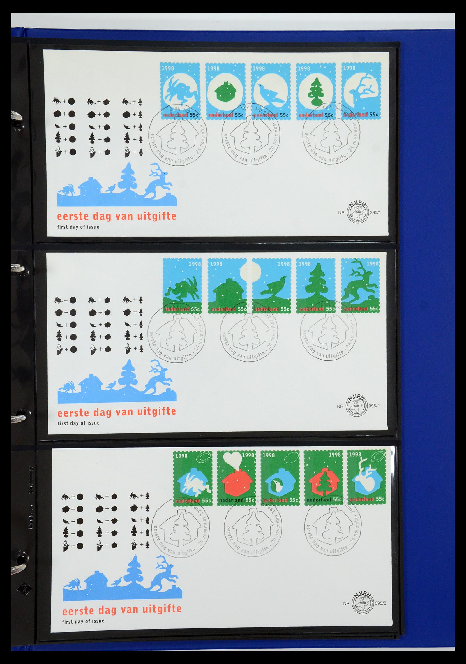 35287 037 - Postzegelverzameling 35287 Nederland FDC's 1993-2013.