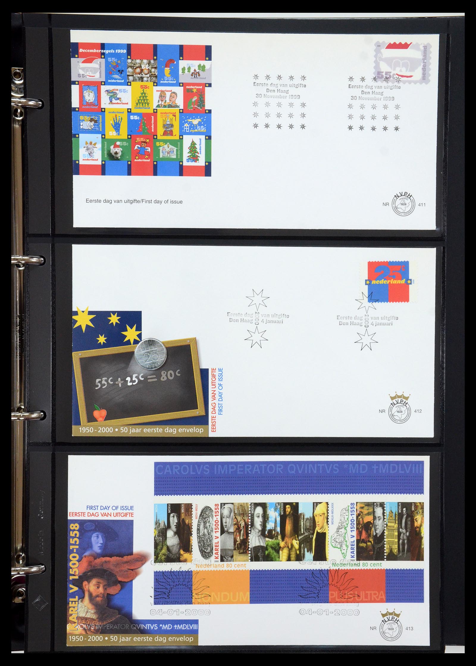 35287 045 - Postzegelverzameling 35287 Nederland FDC's 1993-2013.