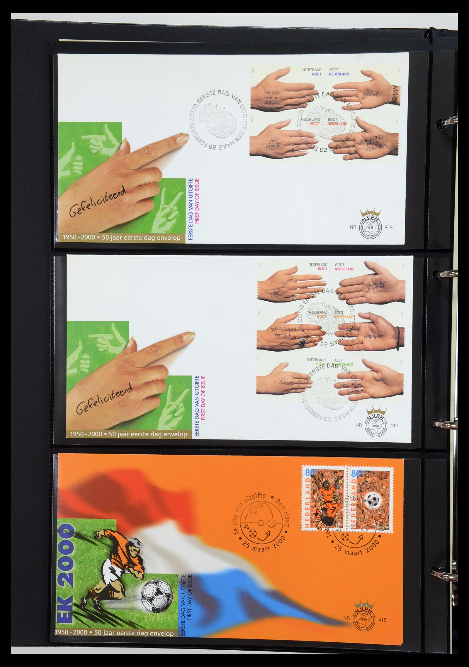 35287 046 - Postzegelverzameling 35287 Nederland FDC's 1993-2013.