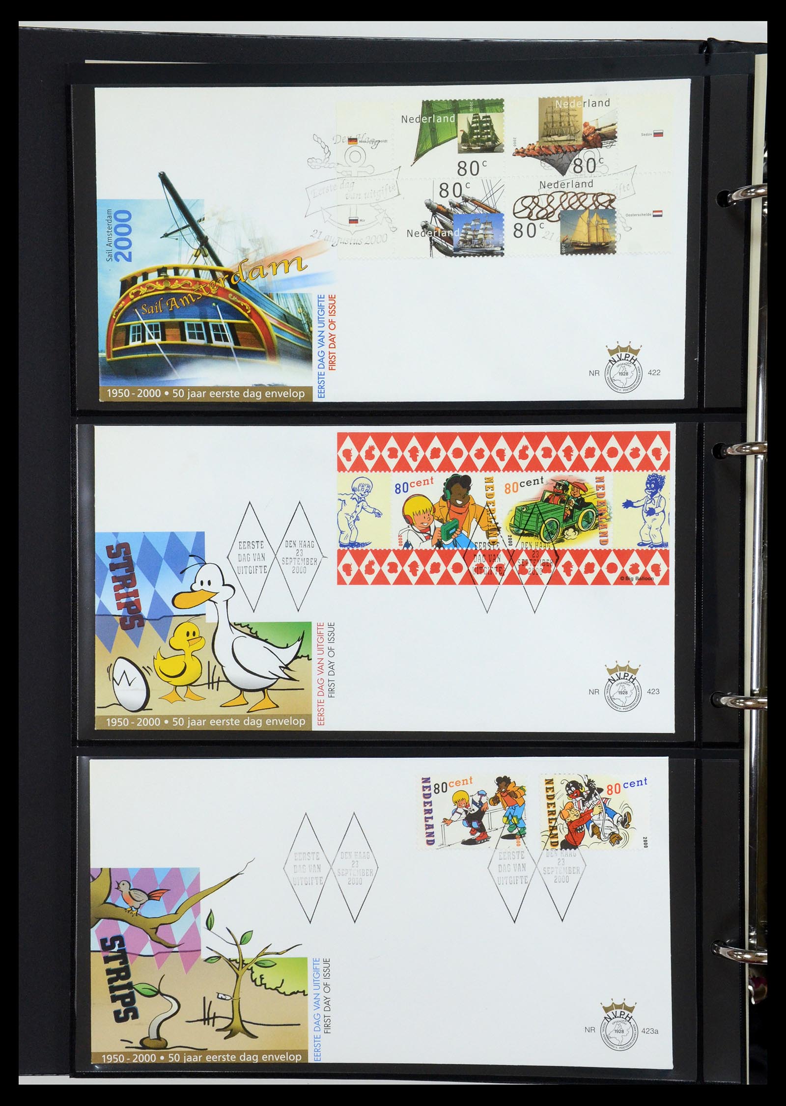 35287 050 - Postzegelverzameling 35287 Nederland FDC's 1993-2013.