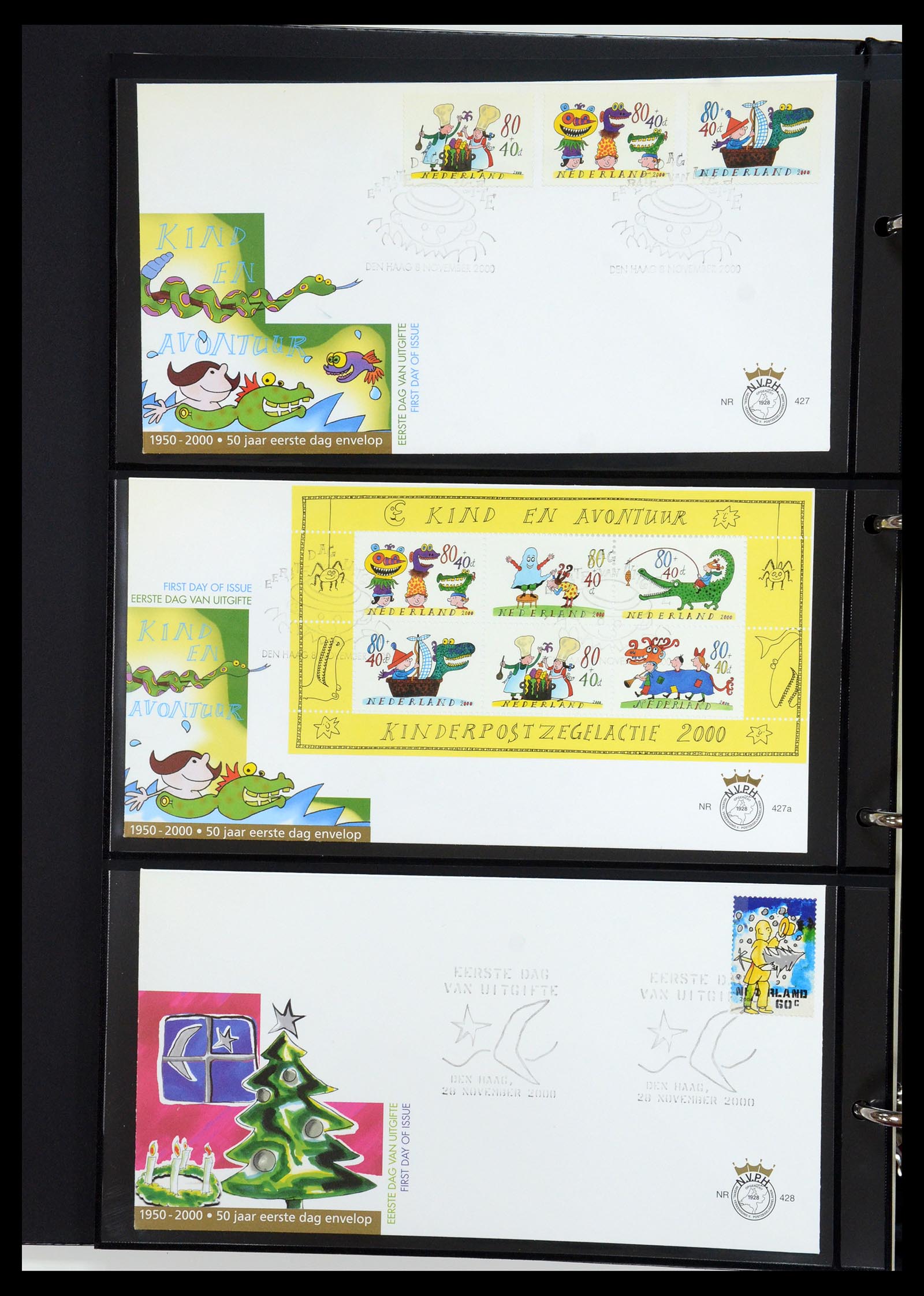 35287 052 - Postzegelverzameling 35287 Nederland FDC's 1993-2013.