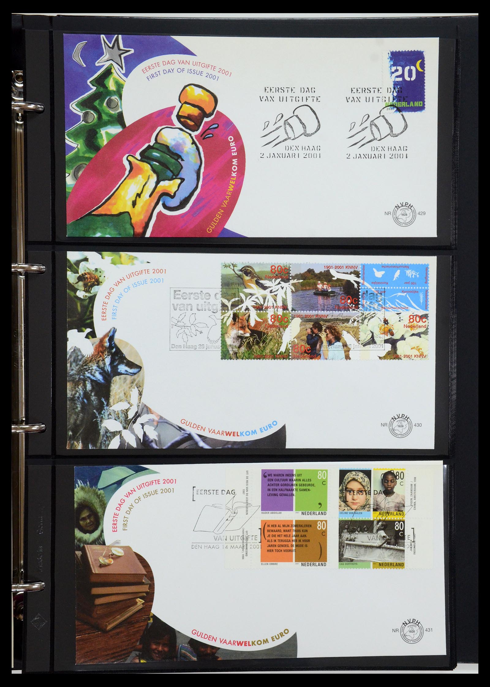 35287 053 - Postzegelverzameling 35287 Nederland FDC's 1993-2013.