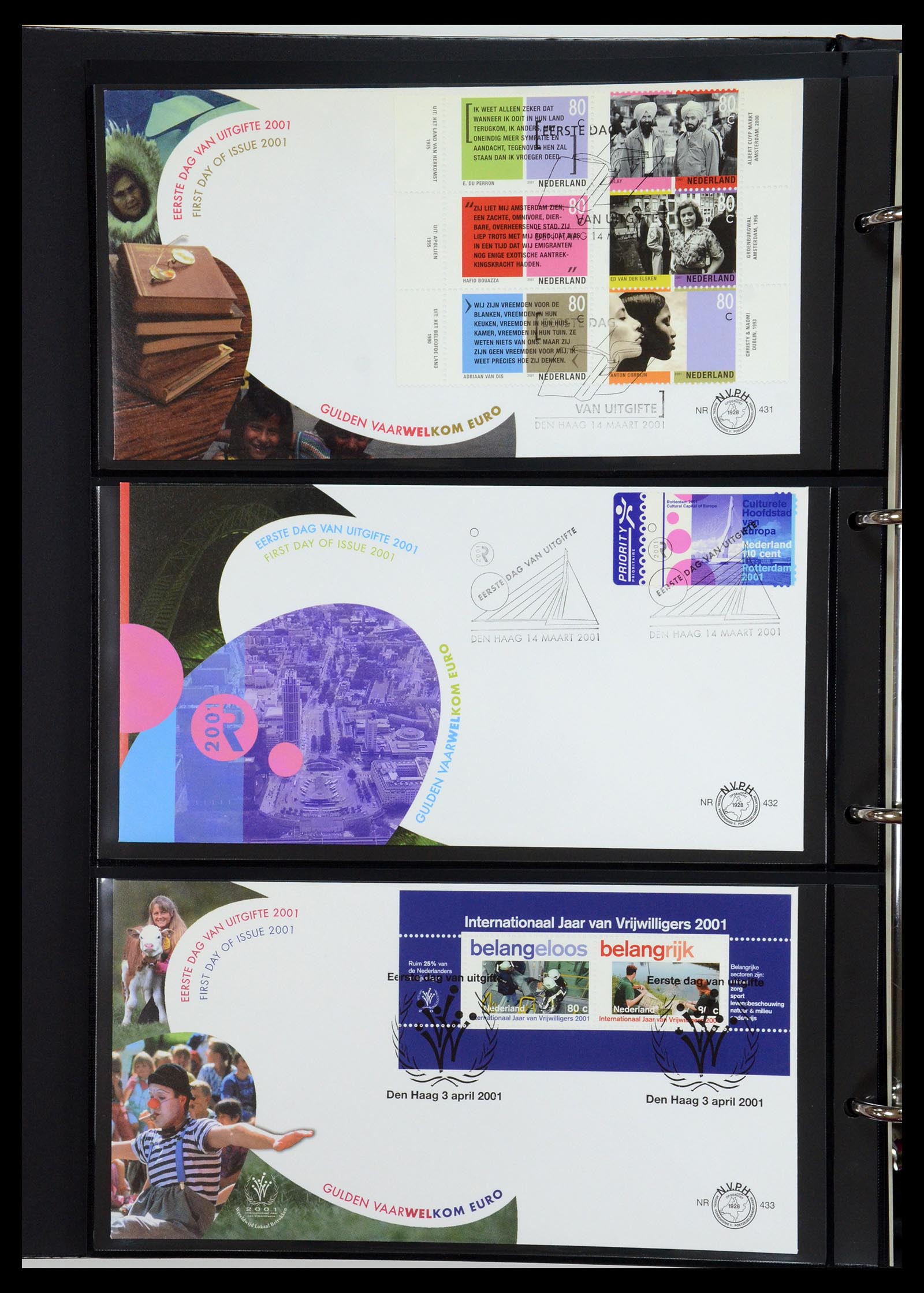 35287 054 - Postzegelverzameling 35287 Nederland FDC's 1993-2013.