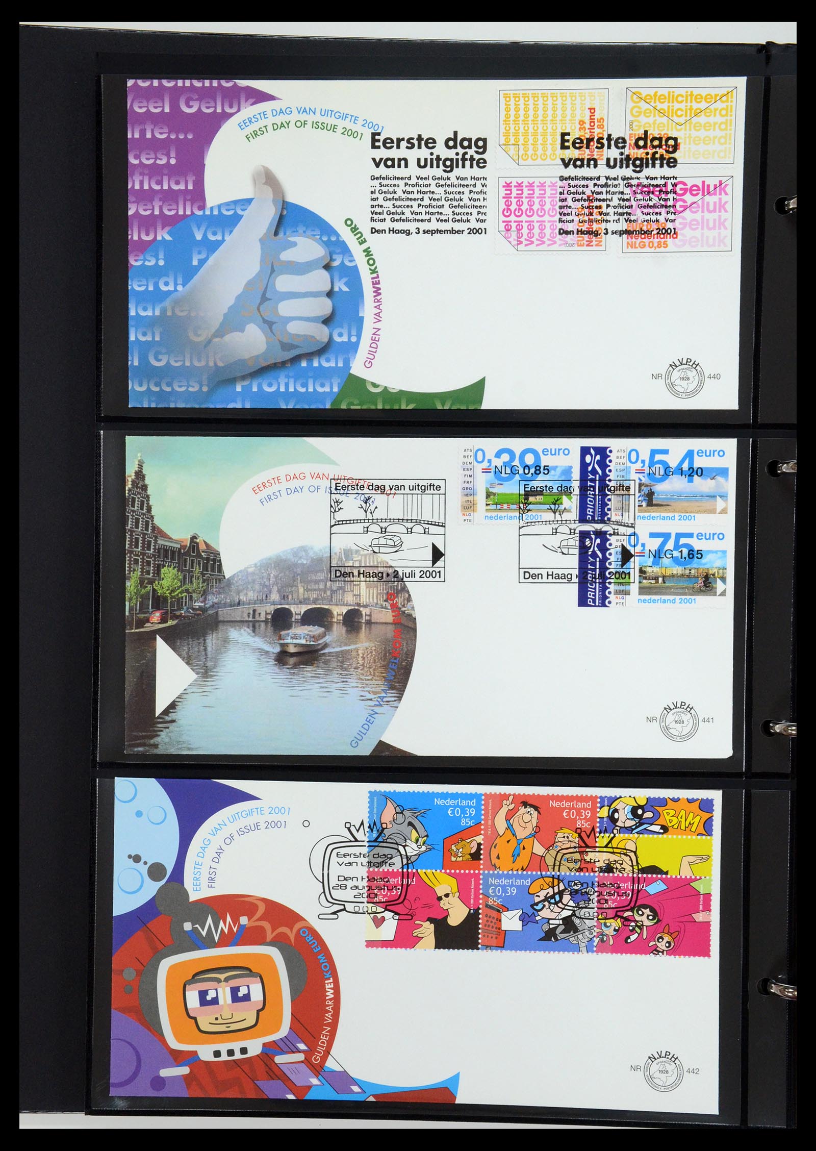 35287 058 - Postzegelverzameling 35287 Nederland FDC's 1993-2013.