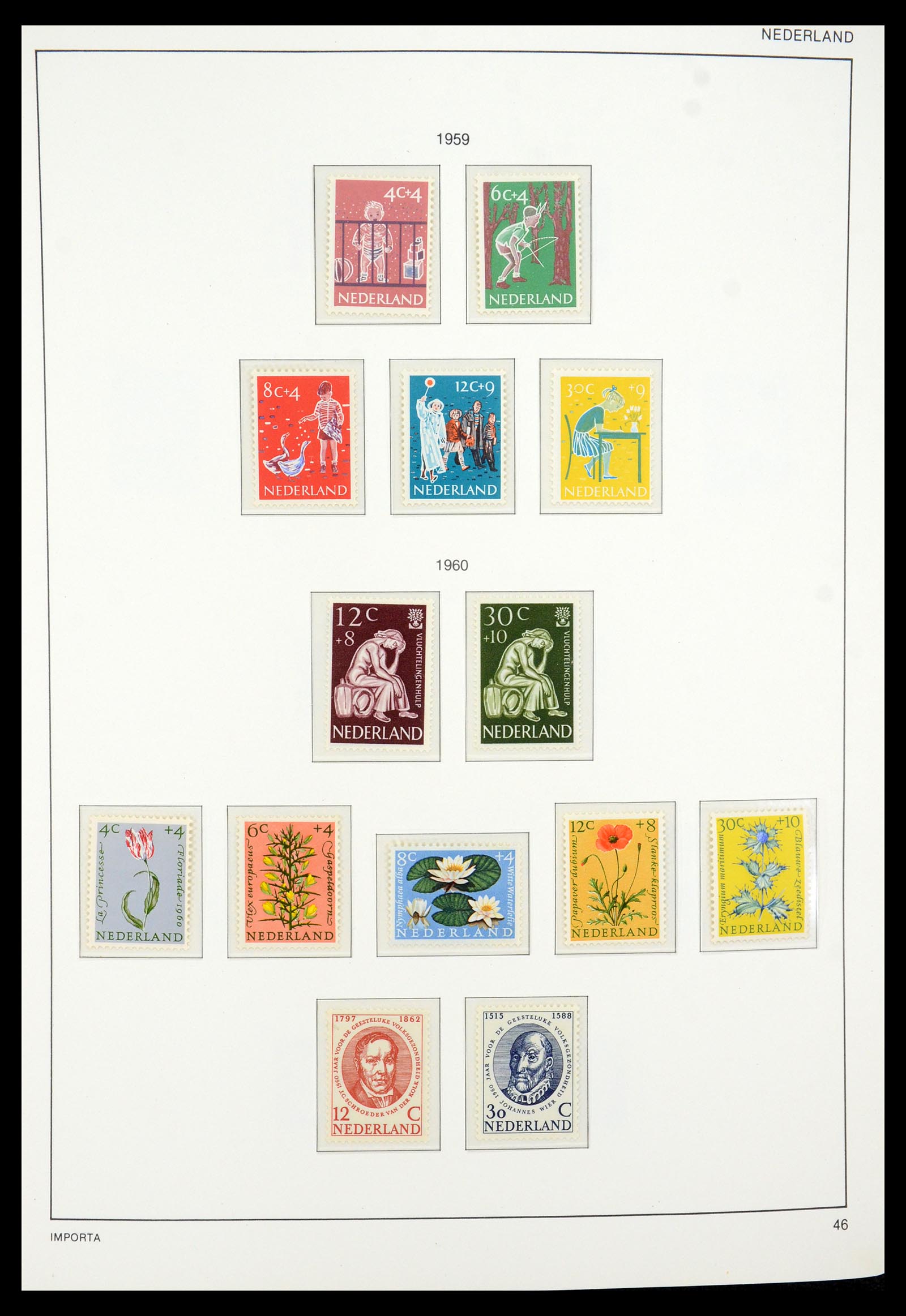 35288 002 - Postzegelverzameling 35288 Nederland 1959-2013.