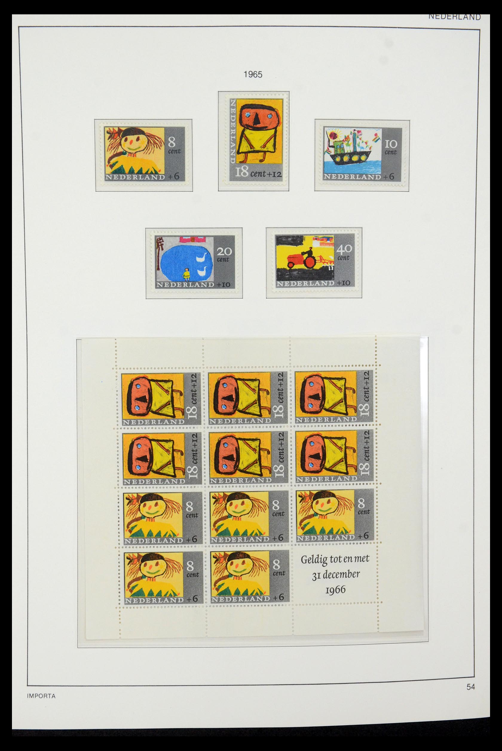 35288 010 - Postzegelverzameling 35288 Nederland 1959-2013.