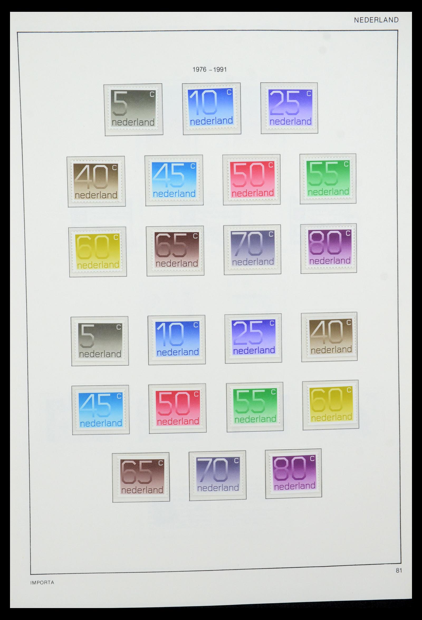 35288 041 - Postzegelverzameling 35288 Nederland 1959-2013.
