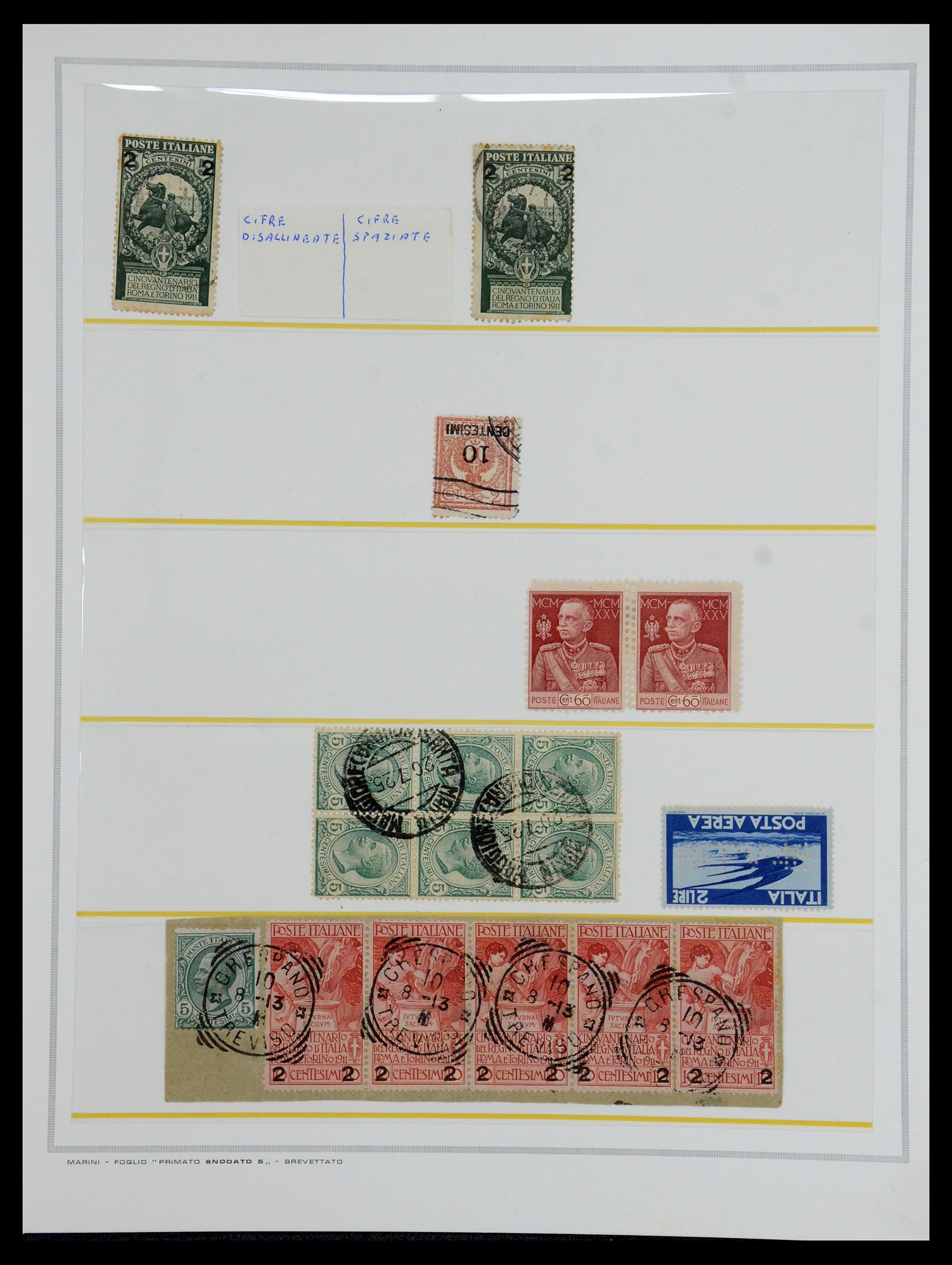 35295 004 - Stamp Collection 35295 Italy varieties 1862-1980.