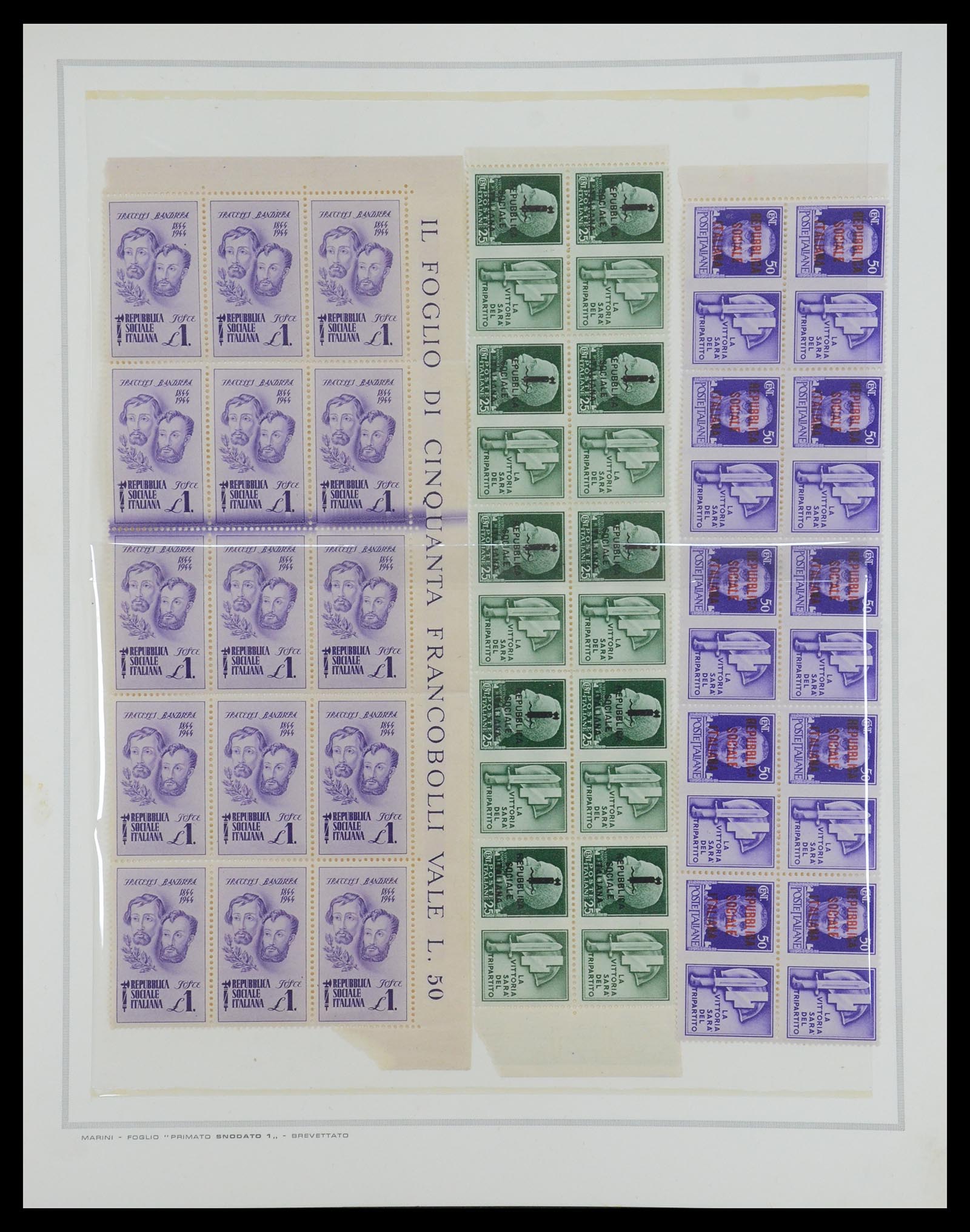 35295 009 - Stamp Collection 35295 Italy varieties 1862-1980.