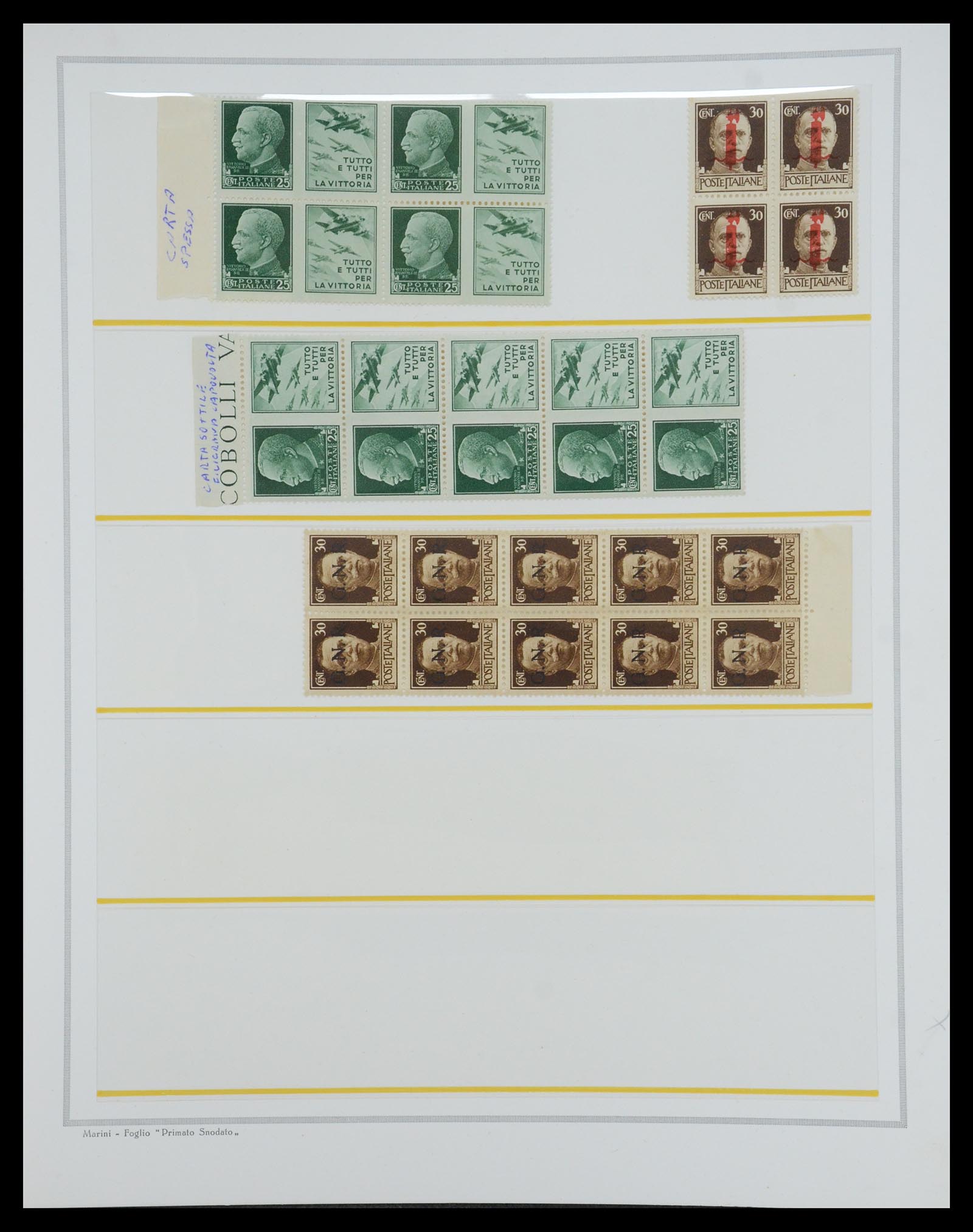 35295 011 - Stamp Collection 35295 Italy varieties 1862-1980.