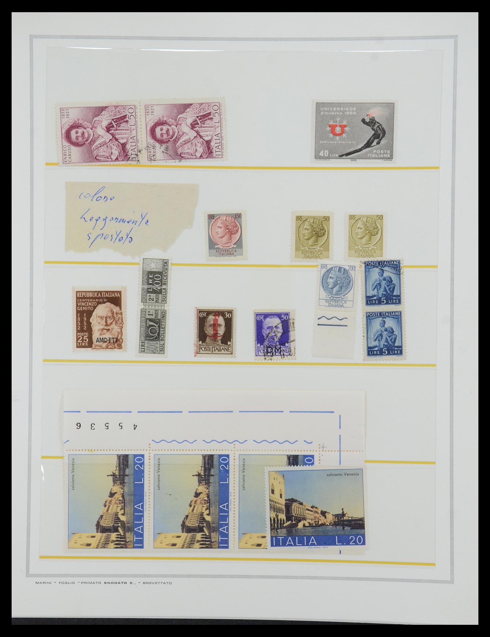 35295 012 - Stamp Collection 35295 Italy varieties 1862-1980.