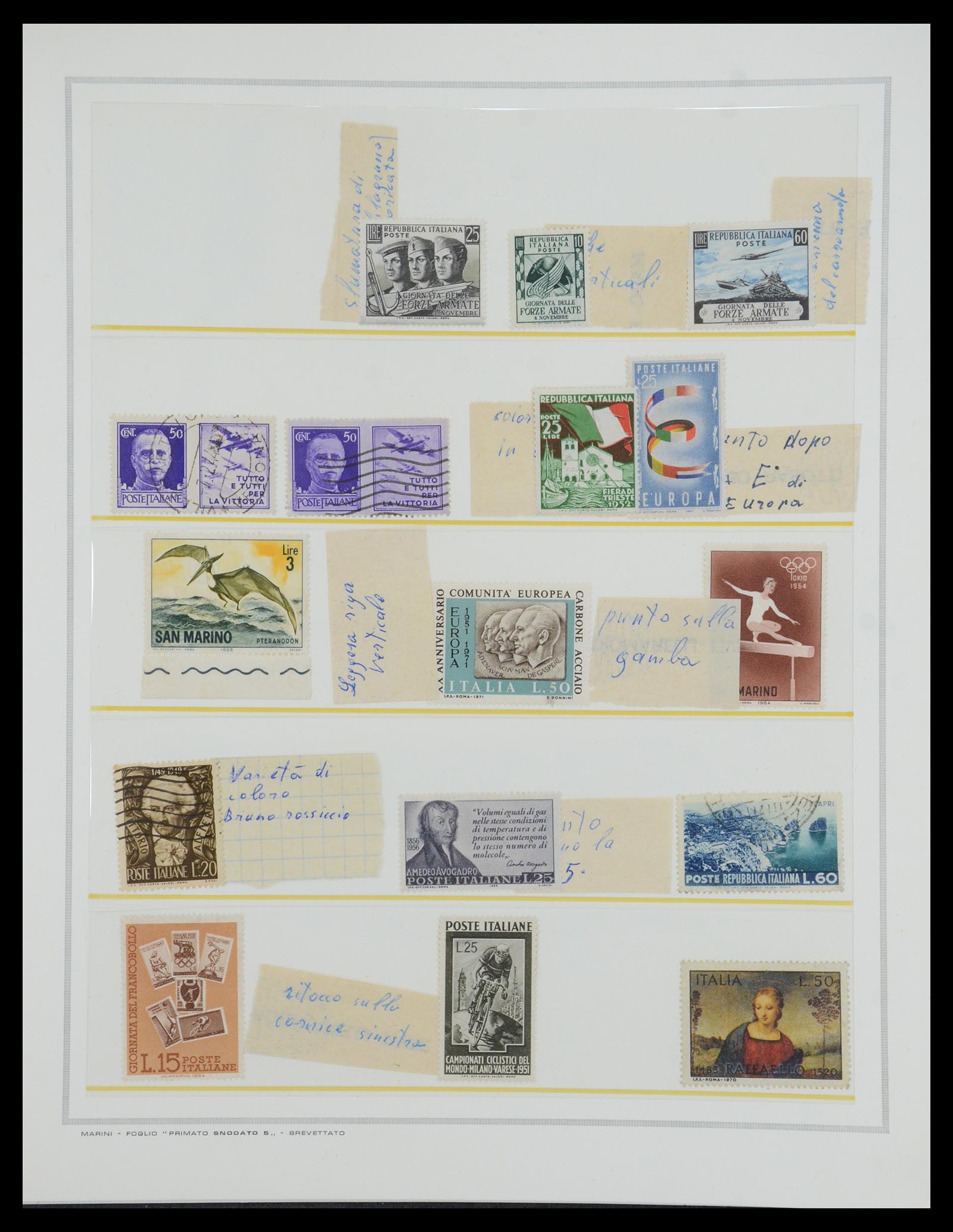 35295 017 - Stamp Collection 35295 Italy varieties 1862-1980.