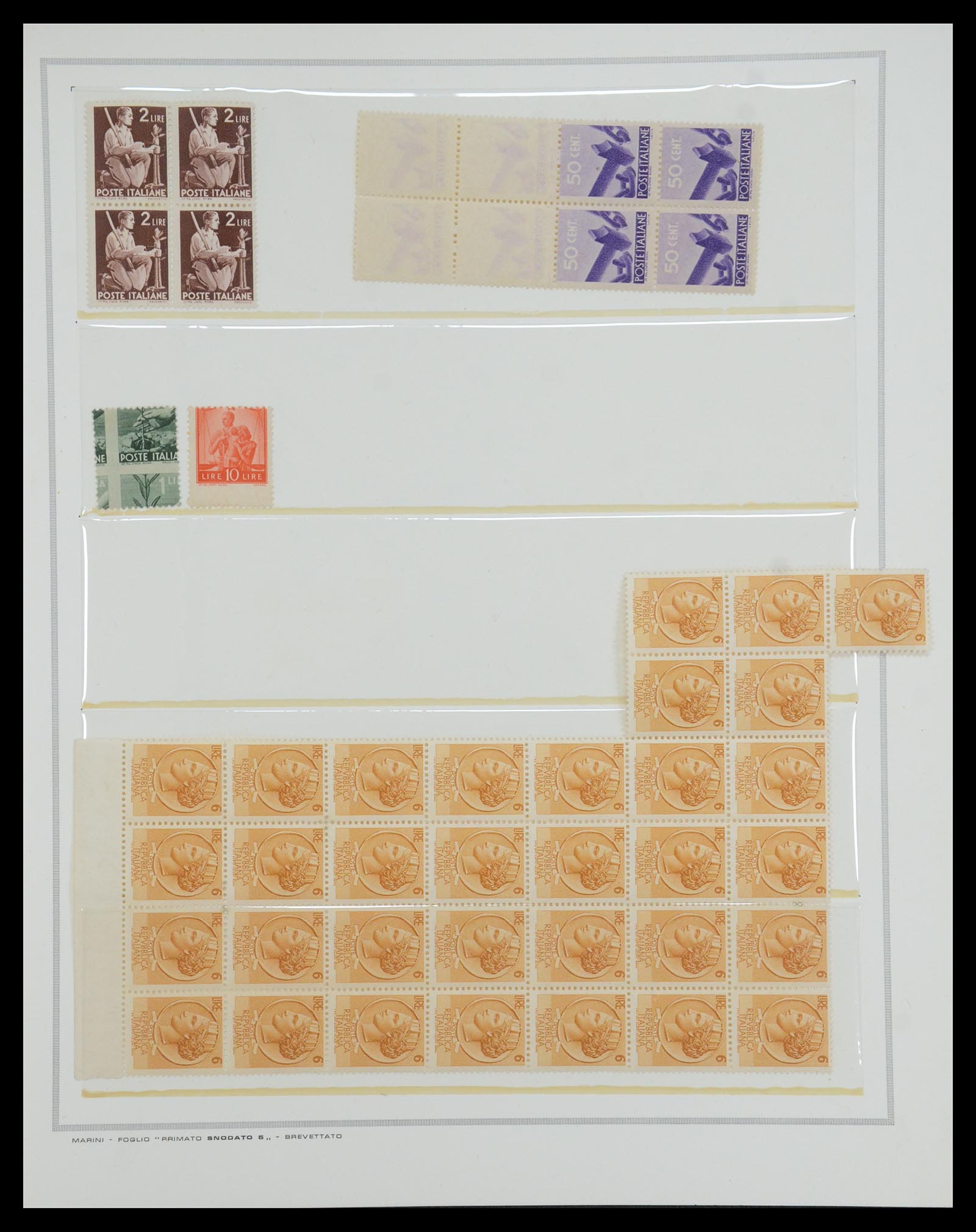 35295 018 - Stamp Collection 35295 Italy varieties 1862-1980.