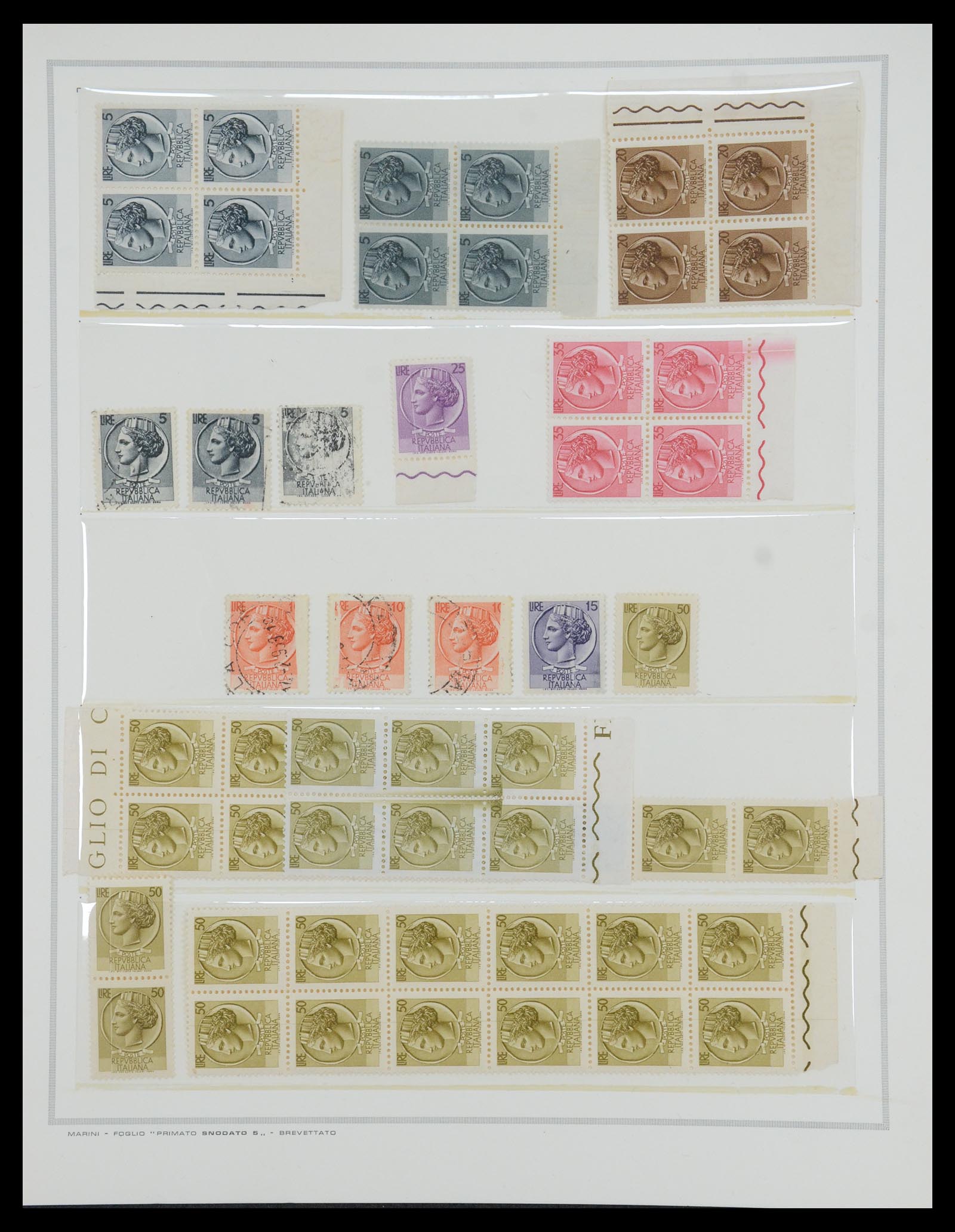 35295 019 - Stamp Collection 35295 Italy varieties 1862-1980.