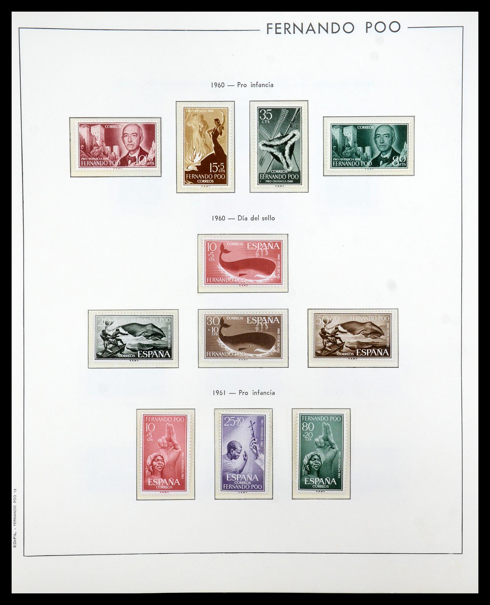 35298 002 - Postzegelverzameling 35298 Spaanse koloniën 1950-1975.