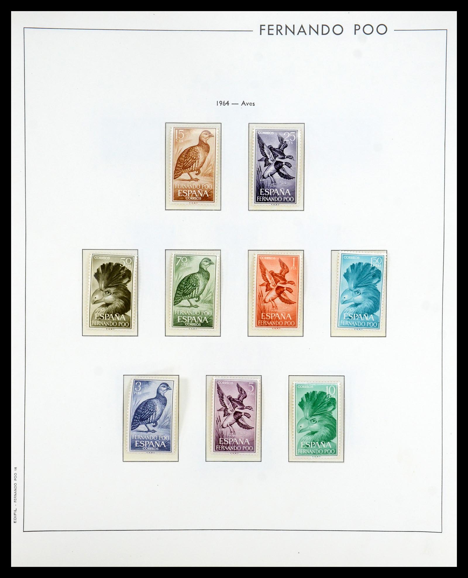 35298 005 - Postzegelverzameling 35298 Spaanse koloniën 1950-1975.