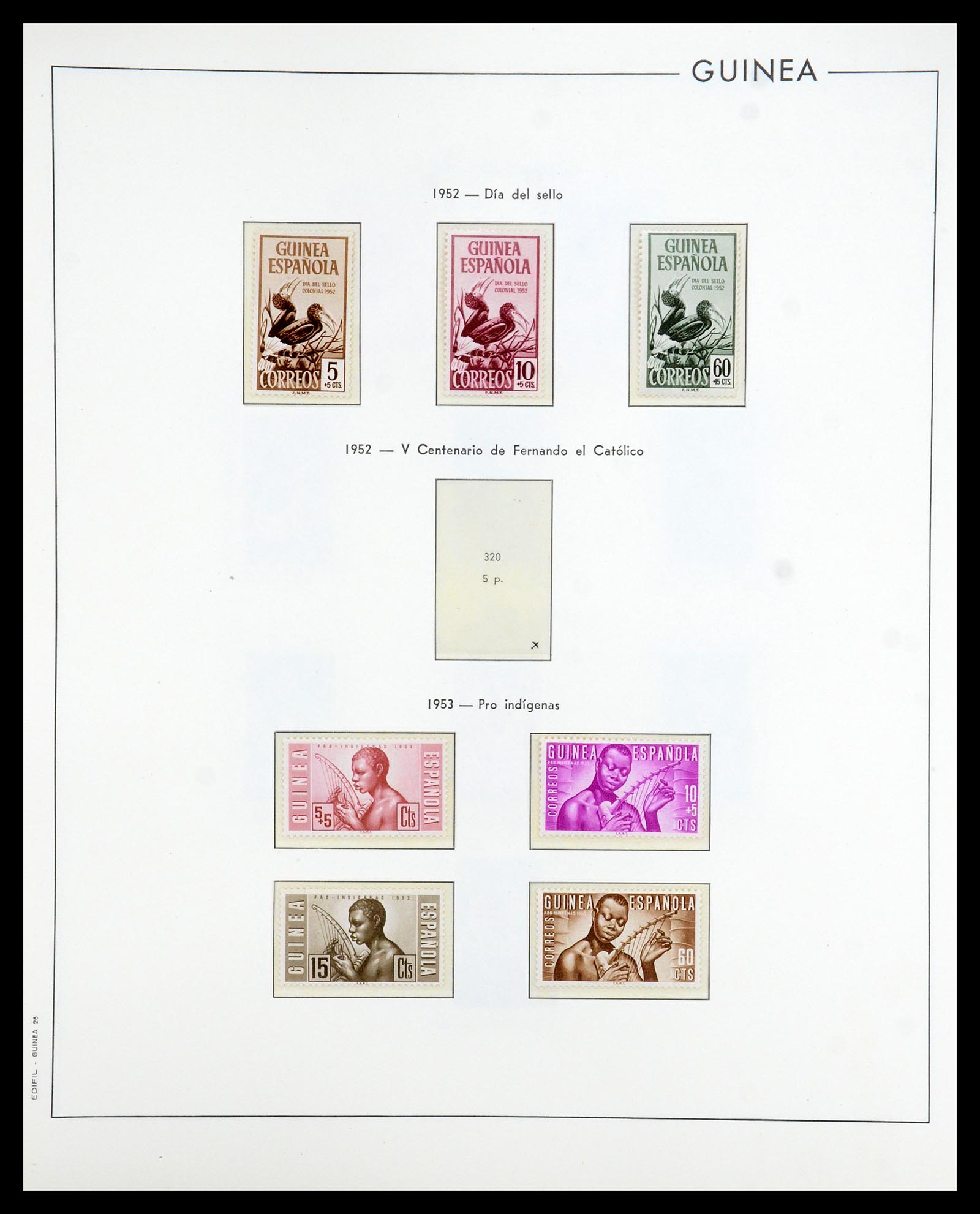 35298 012 - Postzegelverzameling 35298 Spaanse koloniën 1950-1975.
