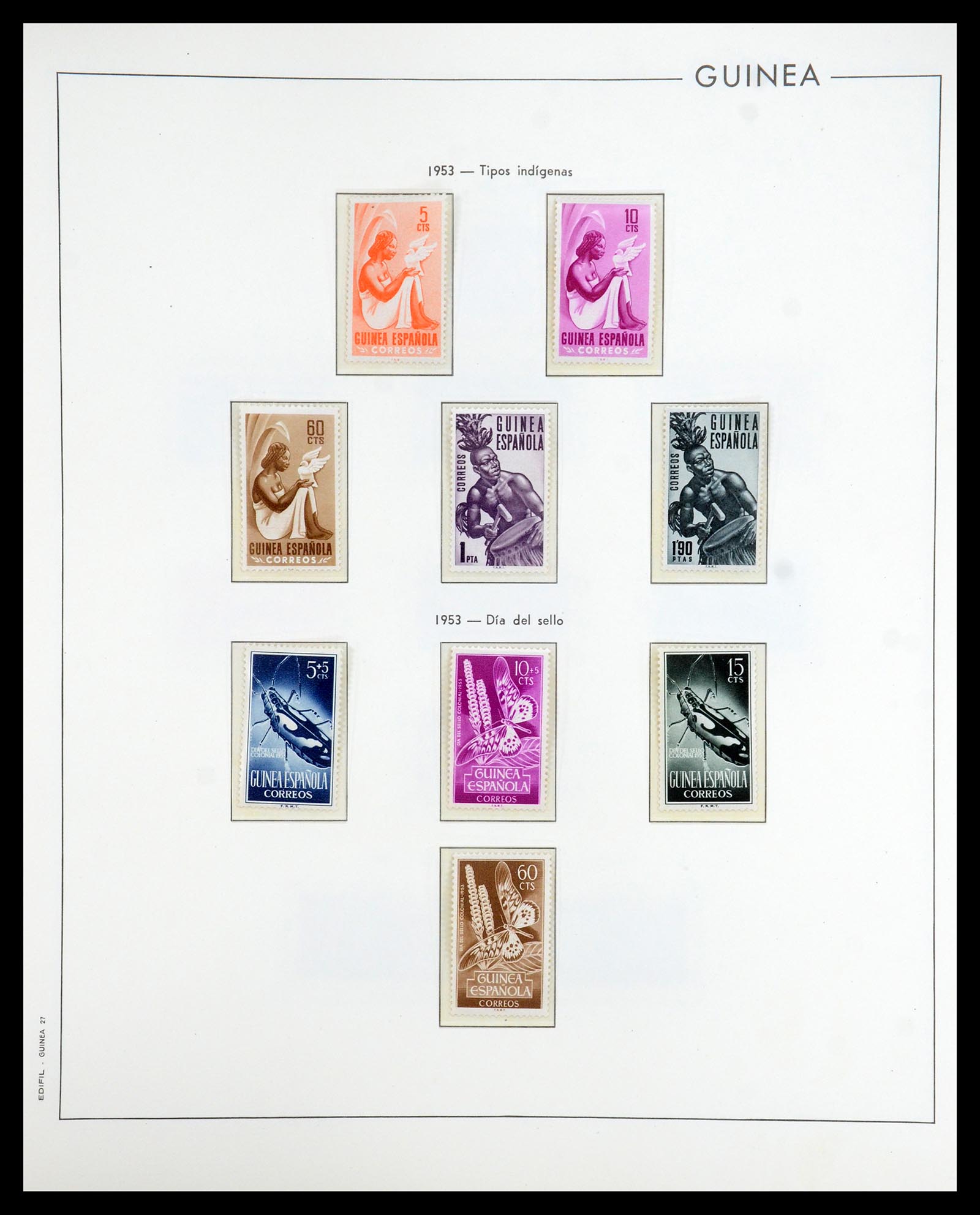 35298 013 - Postzegelverzameling 35298 Spaanse koloniën 1950-1975.