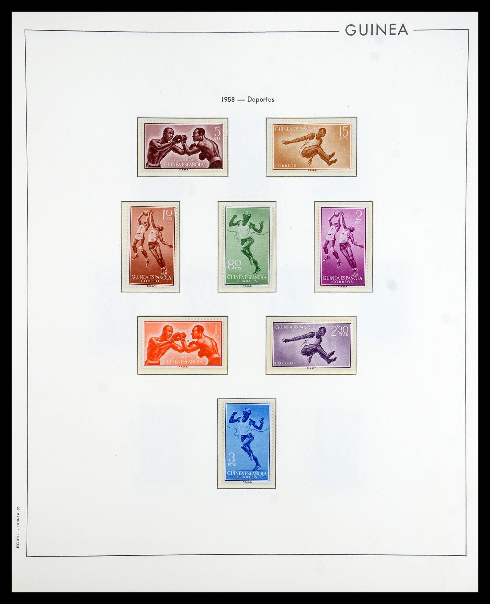 35298 019 - Postzegelverzameling 35298 Spaanse koloniën 1950-1975.