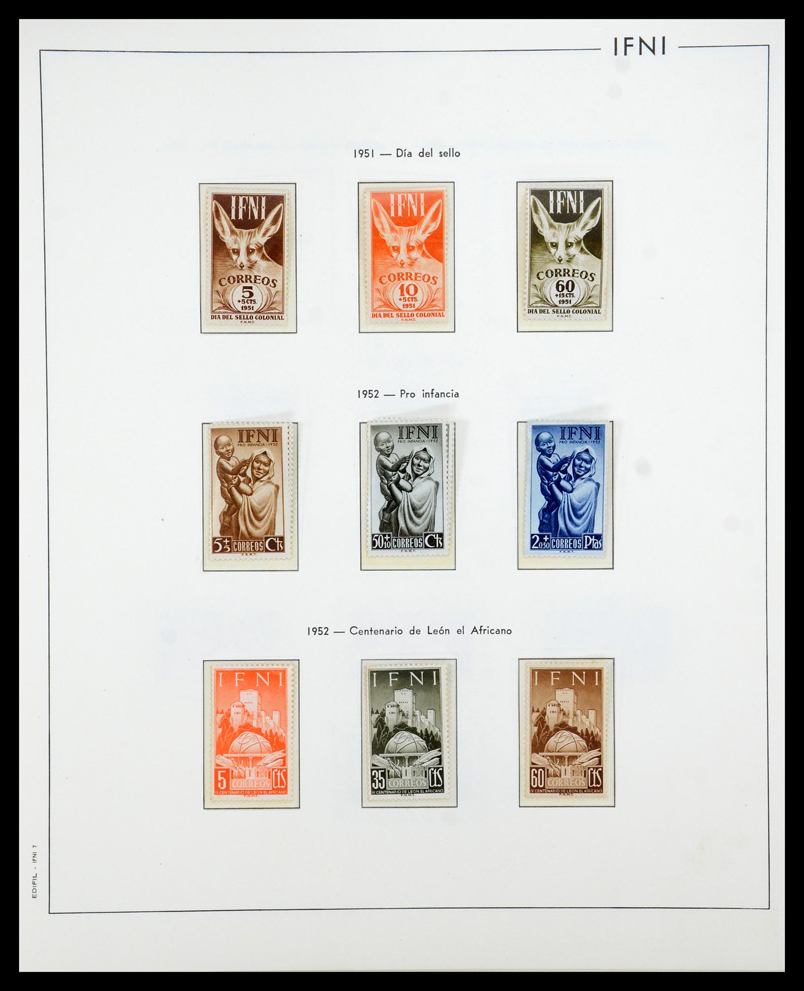 35298 022 - Postzegelverzameling 35298 Spaanse koloniën 1950-1975.