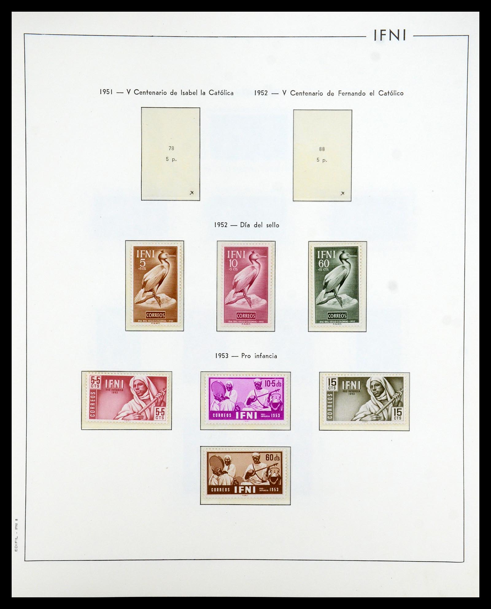 35298 023 - Postzegelverzameling 35298 Spaanse koloniën 1950-1975.