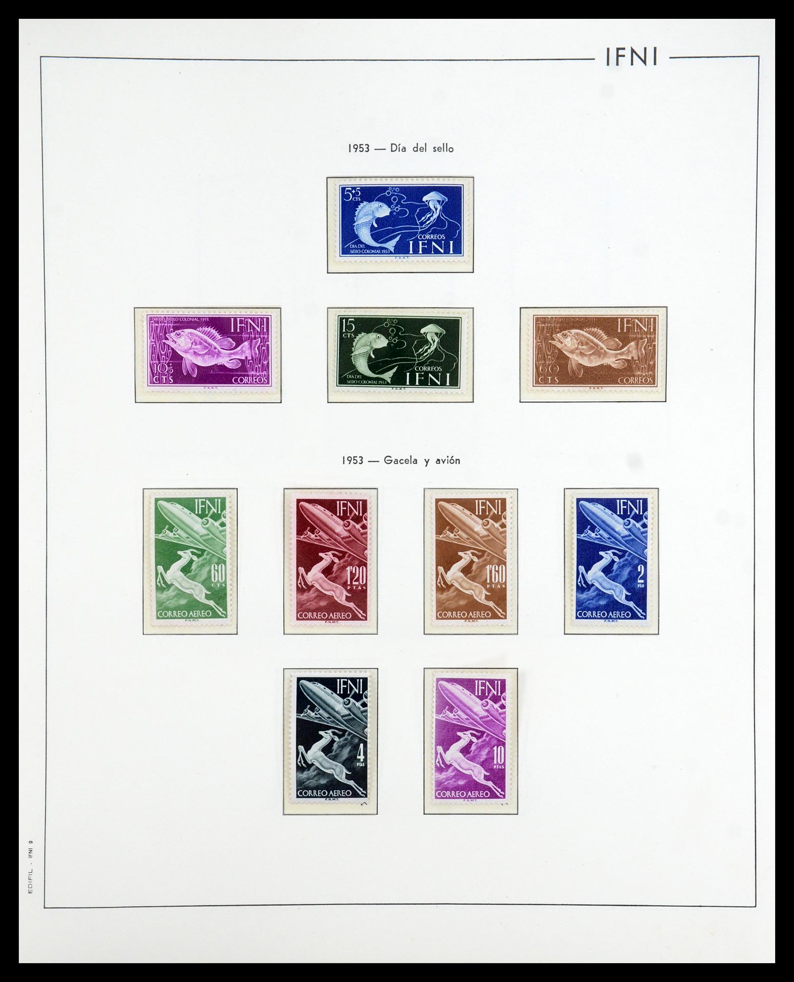 35298 024 - Postzegelverzameling 35298 Spaanse koloniën 1950-1975.