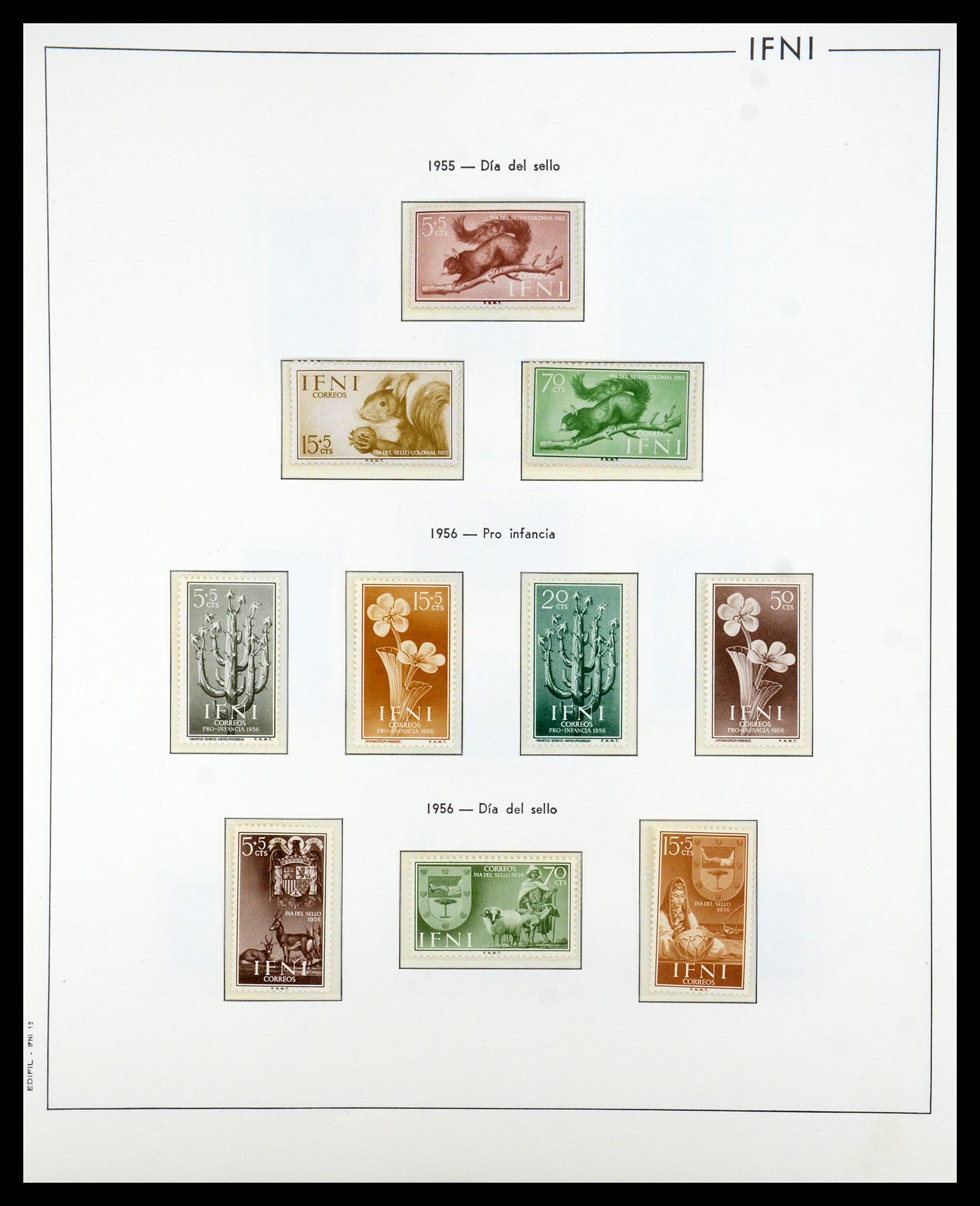 35298 026 - Postzegelverzameling 35298 Spaanse koloniën 1950-1975.