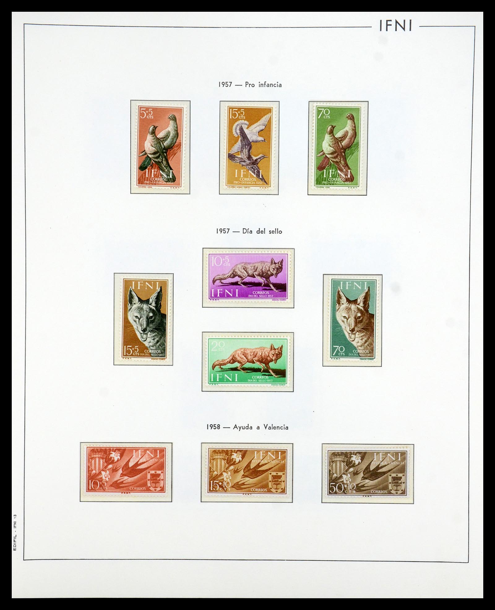 35298 027 - Postzegelverzameling 35298 Spaanse koloniën 1950-1975.