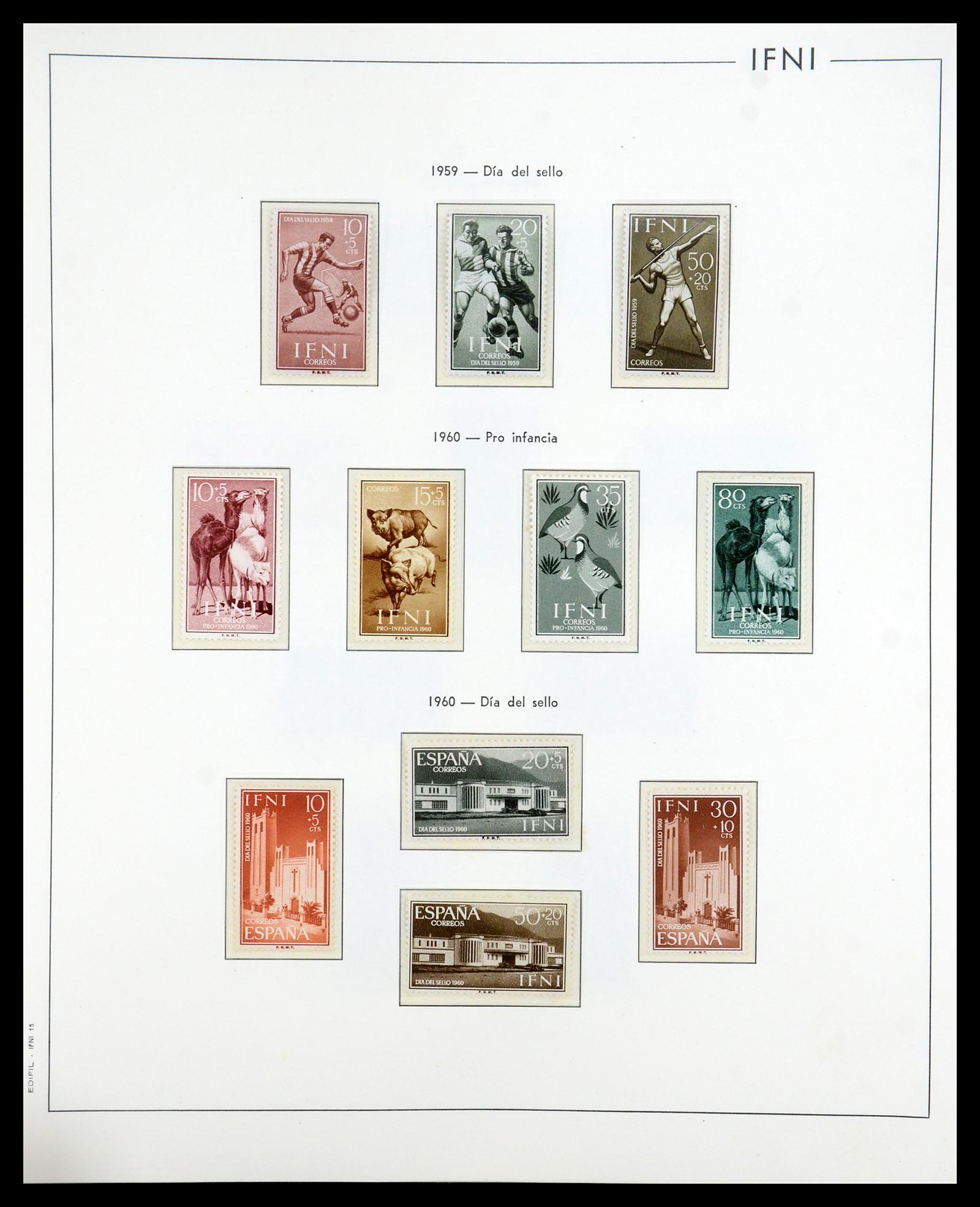 35298 029 - Postzegelverzameling 35298 Spaanse koloniën 1950-1975.