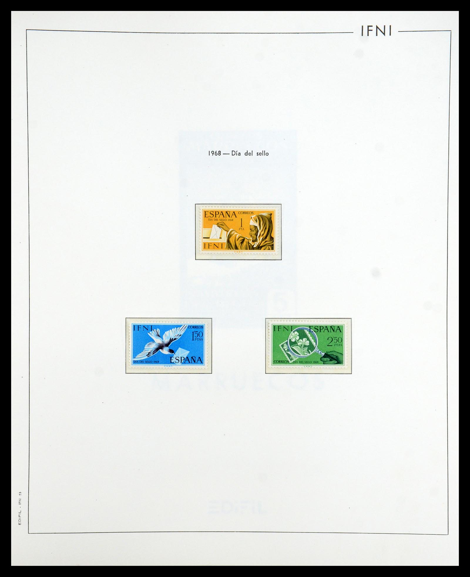35298 037 - Postzegelverzameling 35298 Spaanse koloniën 1950-1975.