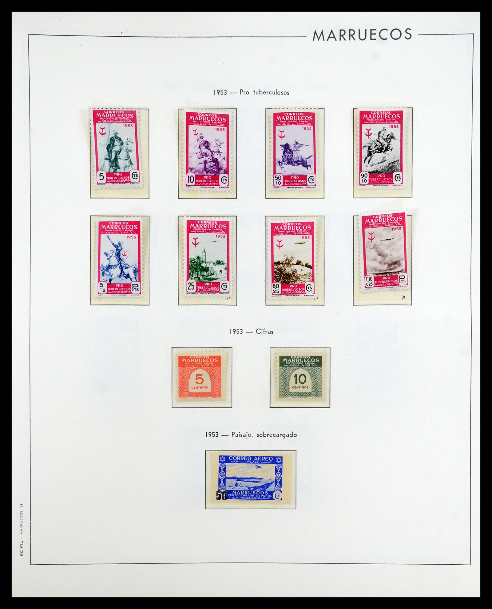 35298 042 - Postzegelverzameling 35298 Spaanse koloniën 1950-1975.
