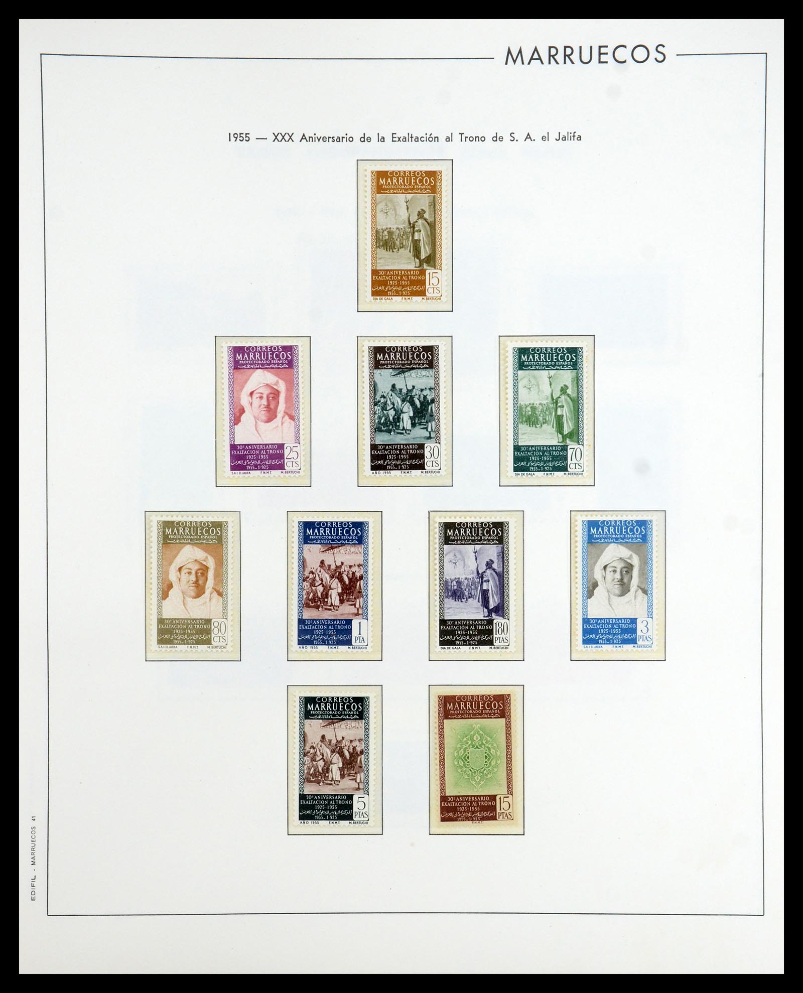 35298 045 - Postzegelverzameling 35298 Spaanse koloniën 1950-1975.