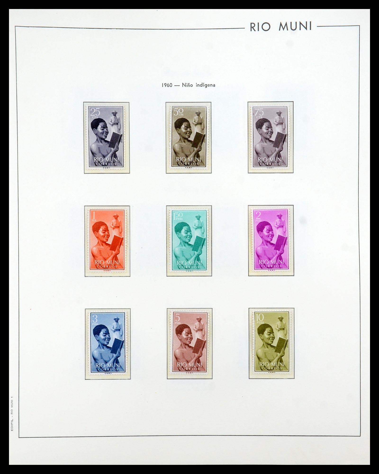 35298 049 - Postzegelverzameling 35298 Spaanse koloniën 1950-1975.