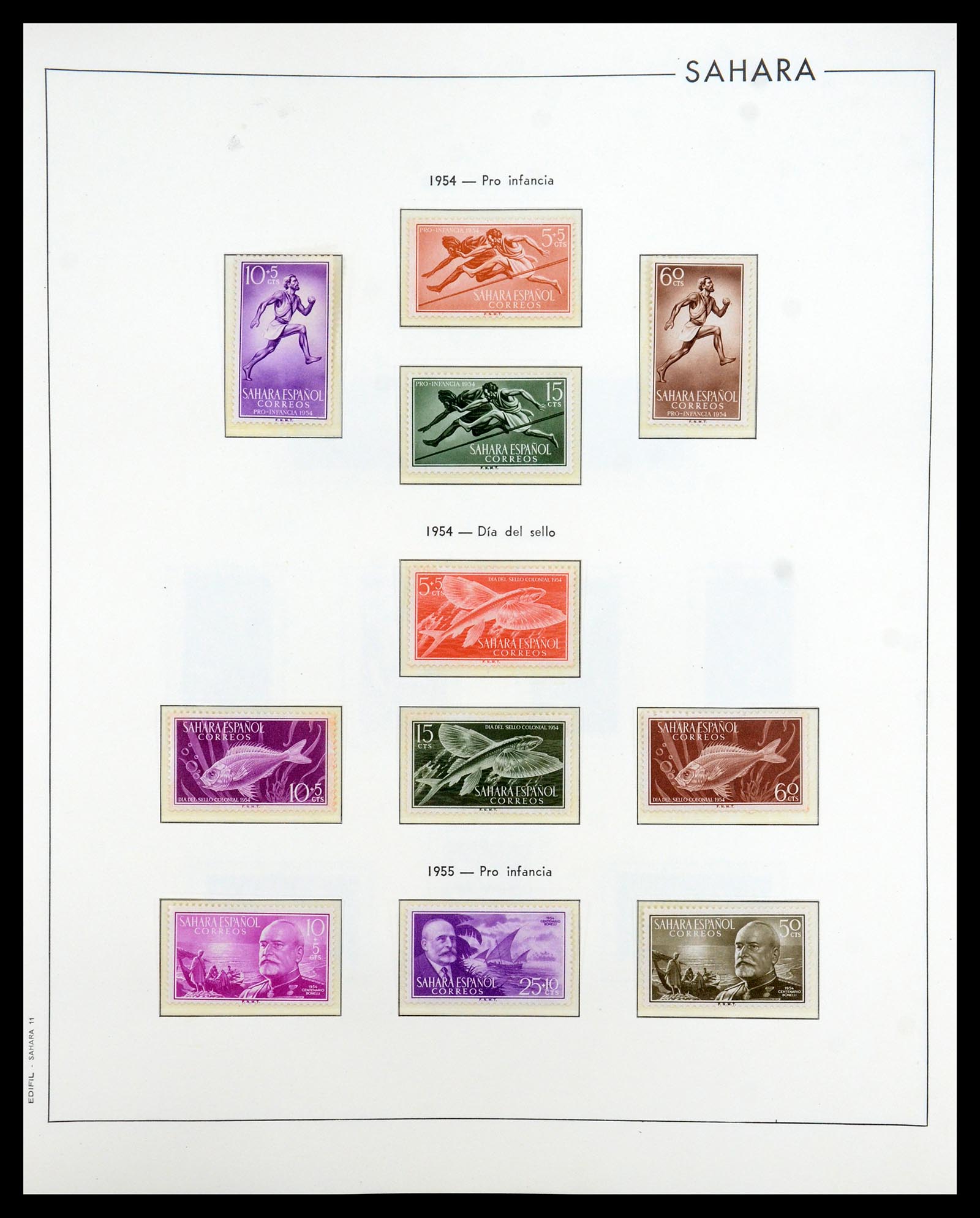 35298 060 - Postzegelverzameling 35298 Spaanse koloniën 1950-1975.