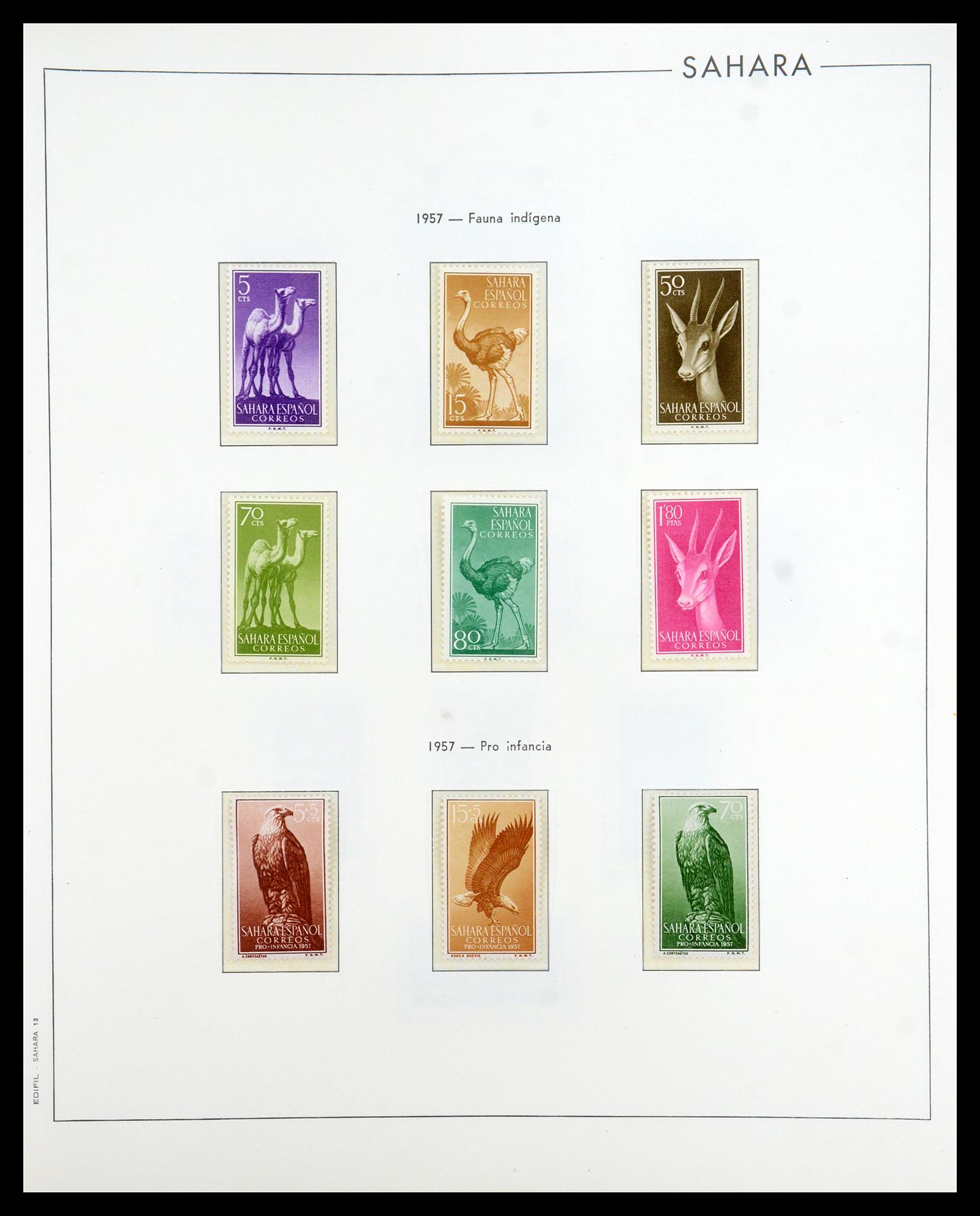 35298 062 - Postzegelverzameling 35298 Spaanse koloniën 1950-1975.