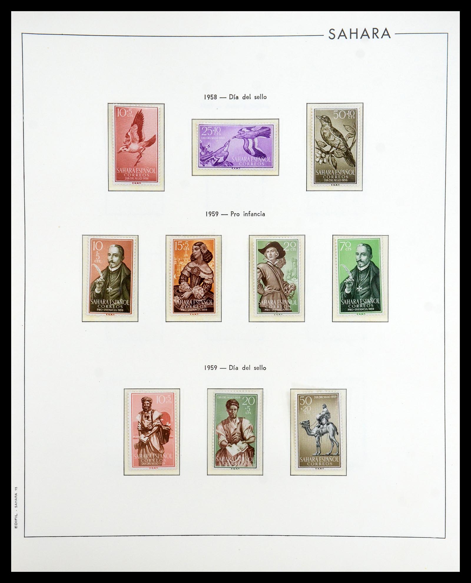 35298 064 - Postzegelverzameling 35298 Spaanse koloniën 1950-1975.