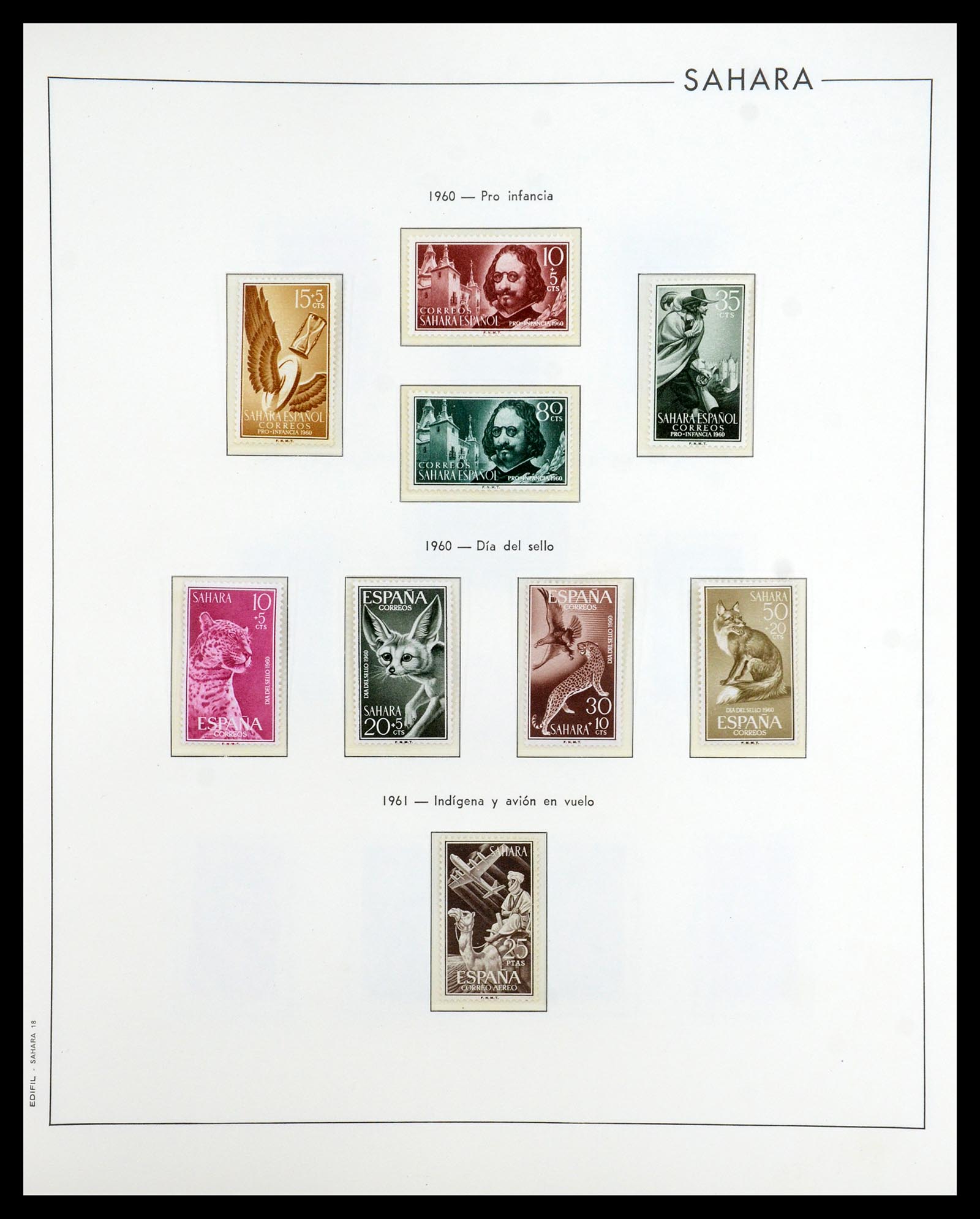 35298 066 - Postzegelverzameling 35298 Spaanse koloniën 1950-1975.
