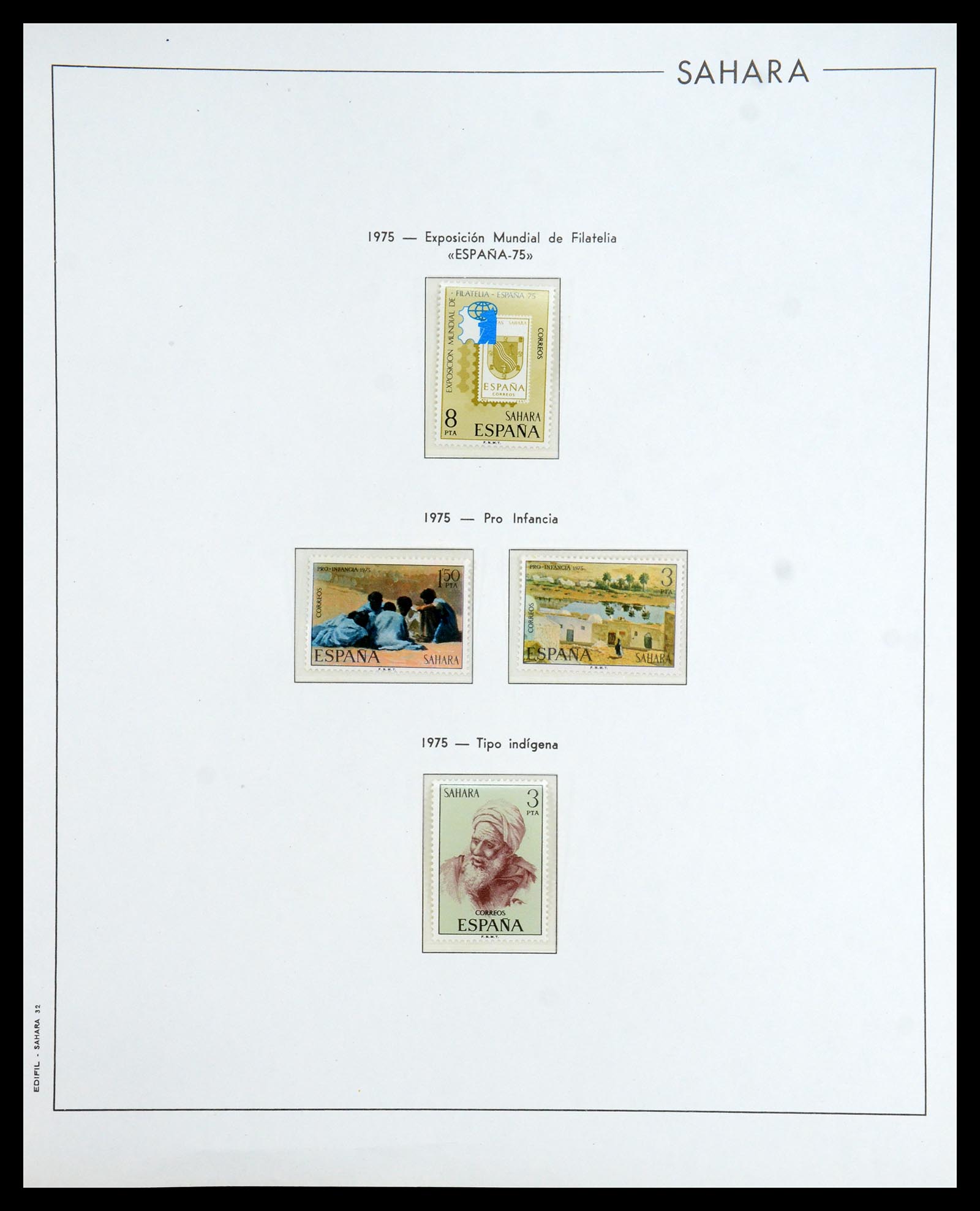 35298 080 - Postzegelverzameling 35298 Spaanse koloniën 1950-1975.